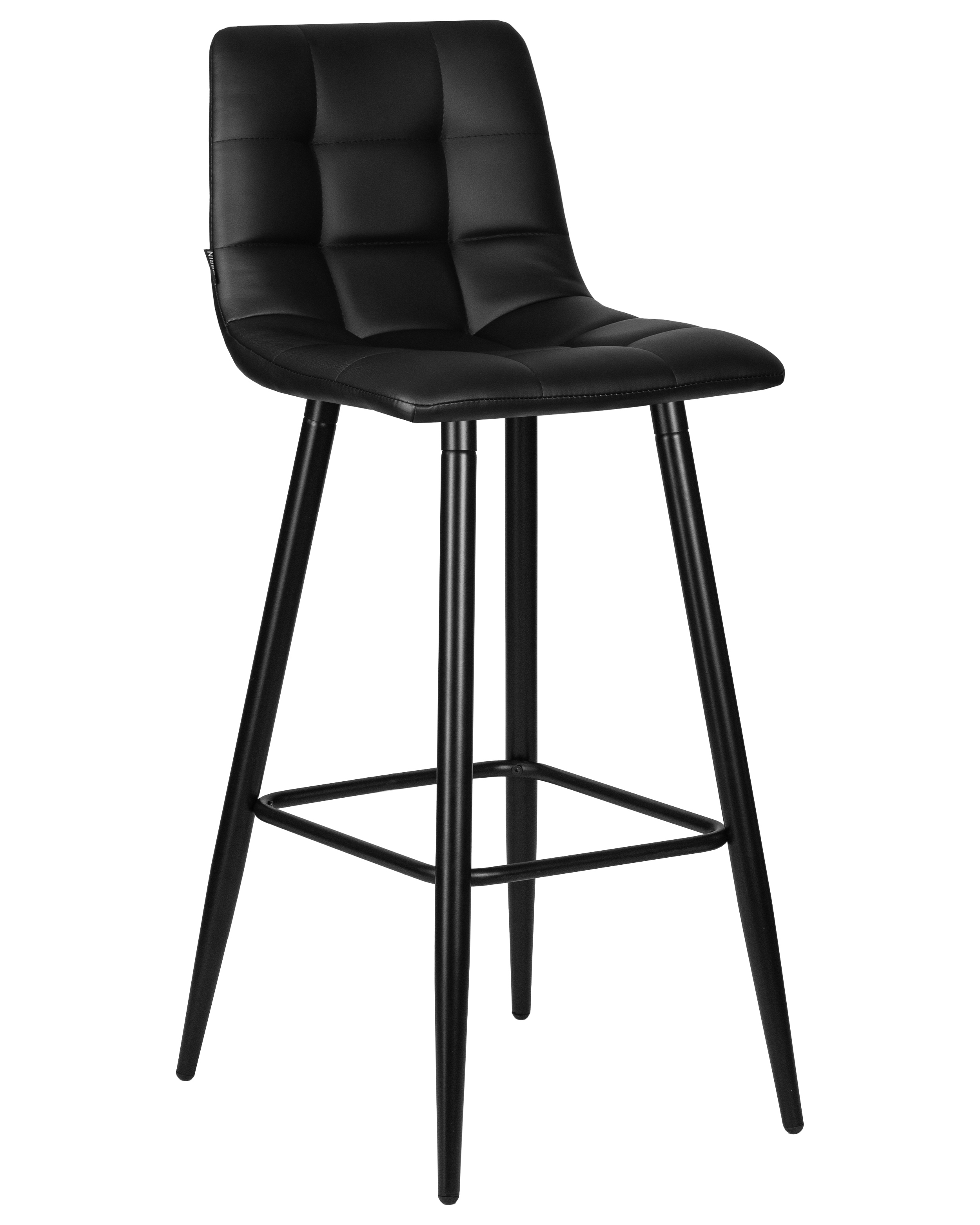 Изображение товара Барный стул Dobrin Nicole lml-8078 черный 43x105x52 см экокожа