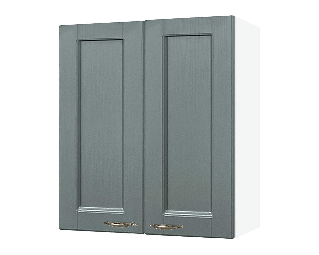 Изображение товара Навесной шкаф Нева В 600 60x67x30 см МДФ зеленый для кухни