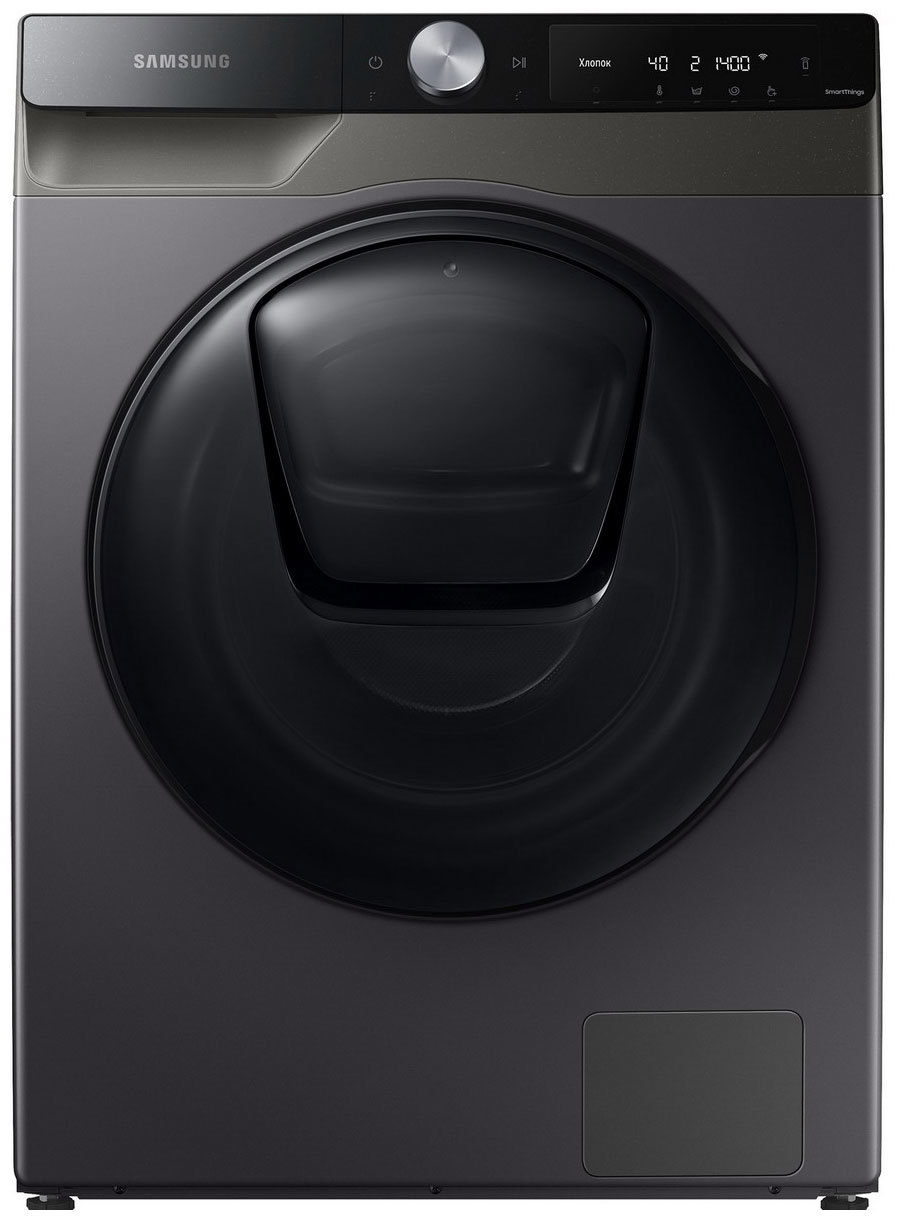 Изображение товара Стиральная машина с сушкой Samsung WD10T654CBXLP 10.5 кг 7 кг Серебристая