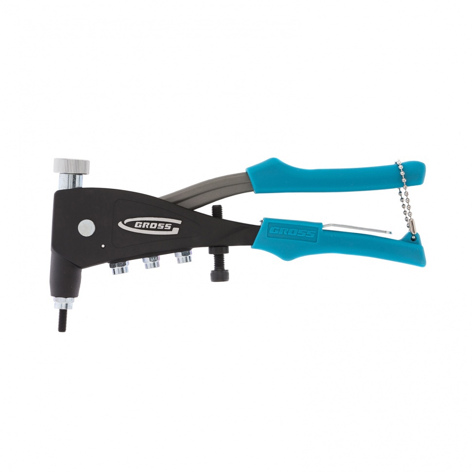 Изображение товара Ручной заклепочник Gross 40410 для резьбовых заклепок M3-M6, 253 мм