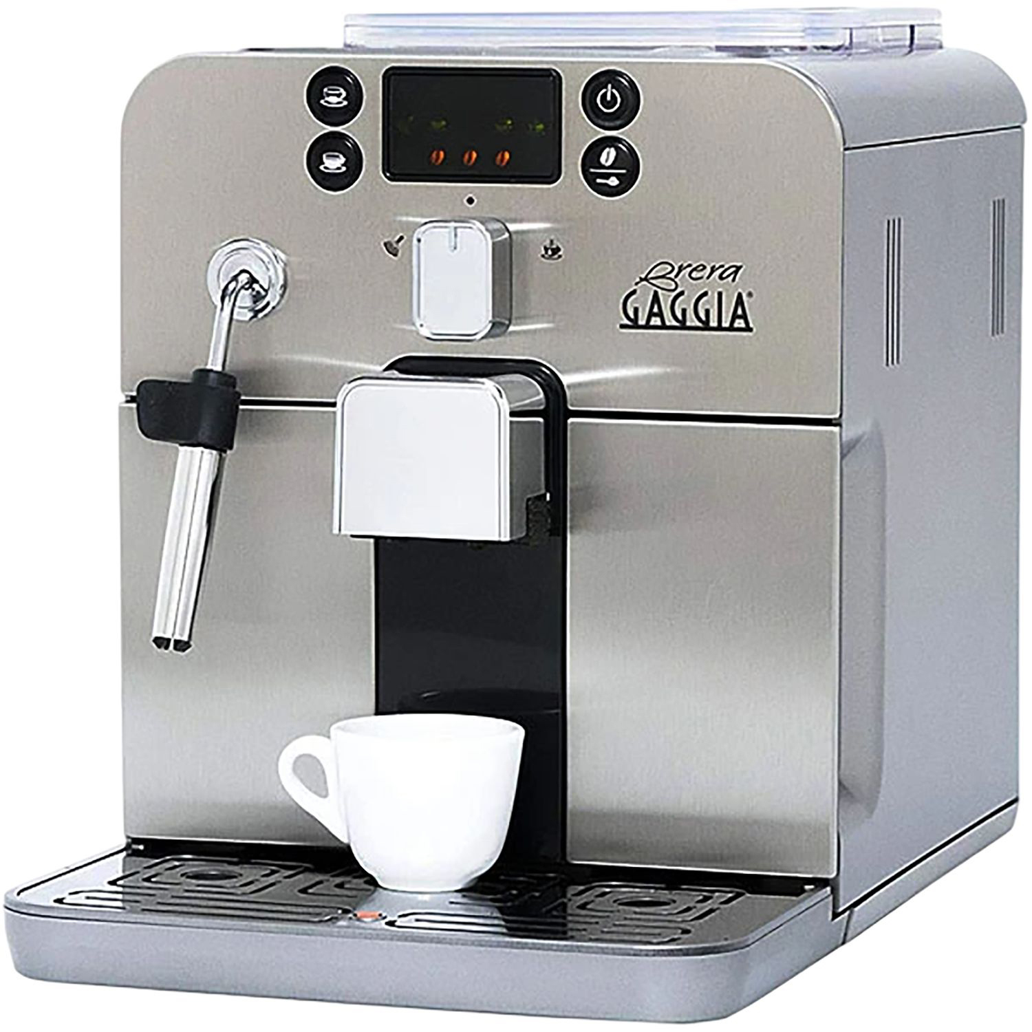 Изображение товара Электрическая кофемашина Gaggia 144308 25.6x31.5x44.7 см цвет серебристый