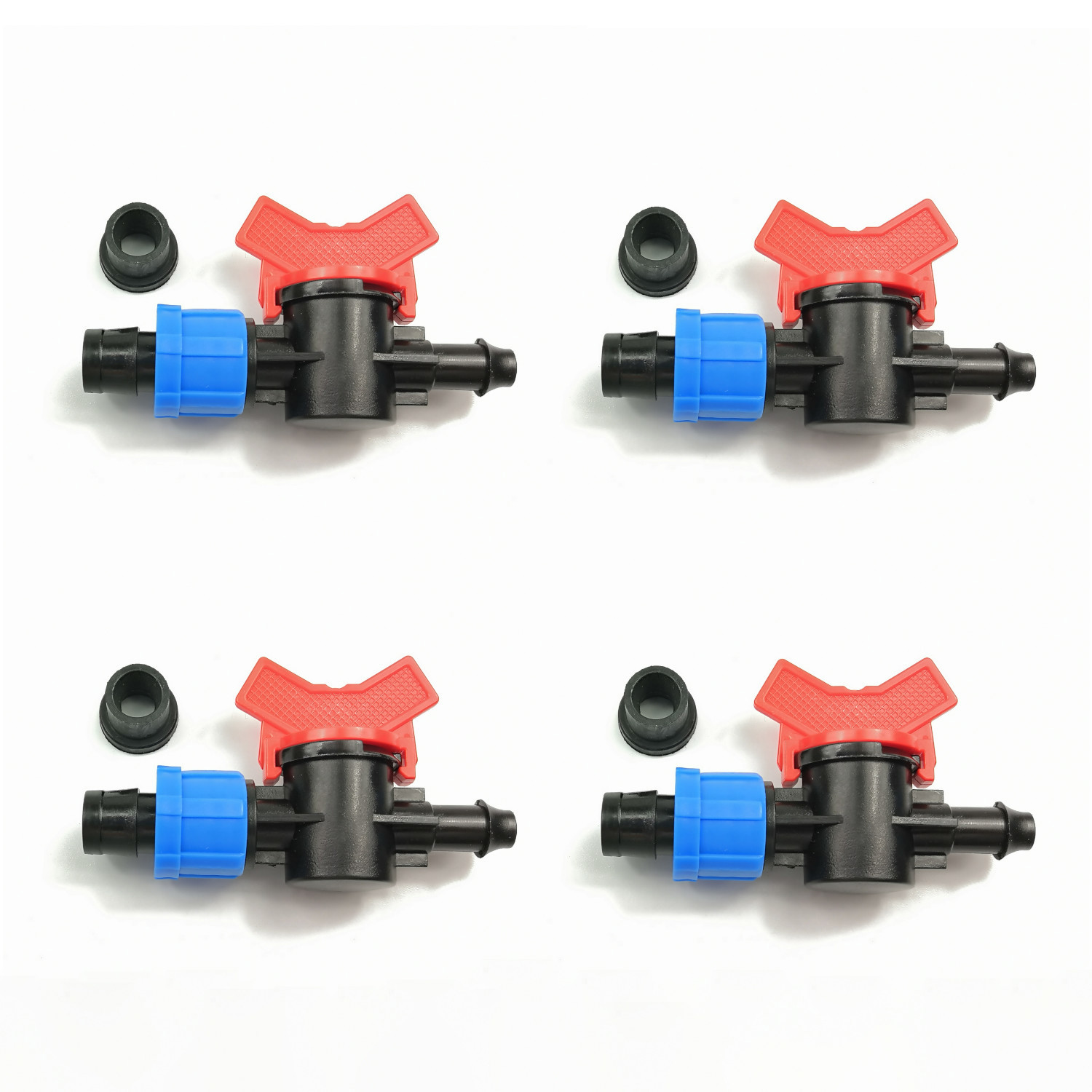 Изображение товара Стартовый кран Профитт 1648437 для ленты 16мм под отверстие 8мм - 4 шт.