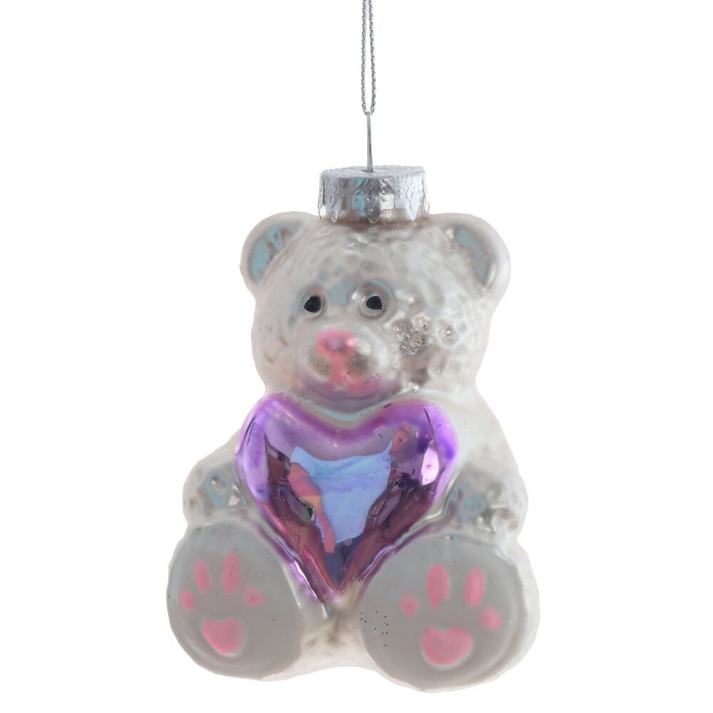 Изображение товара Елочная игрушка 809796 10.5 см x 7 см белый