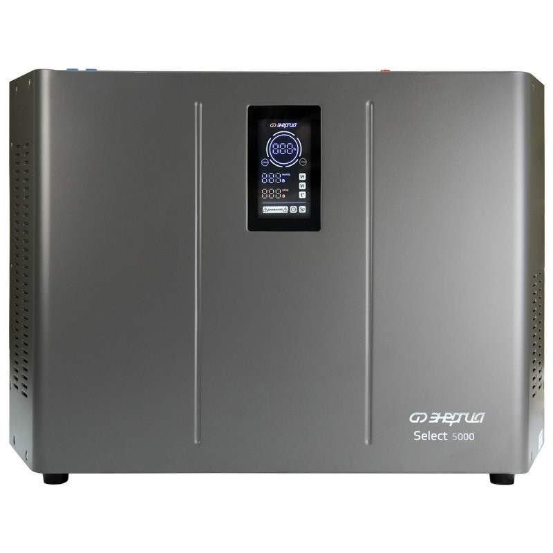 Изображение товара Стабилизатор напряжения Энергия Select однофазный 5000 ВА 100-260В