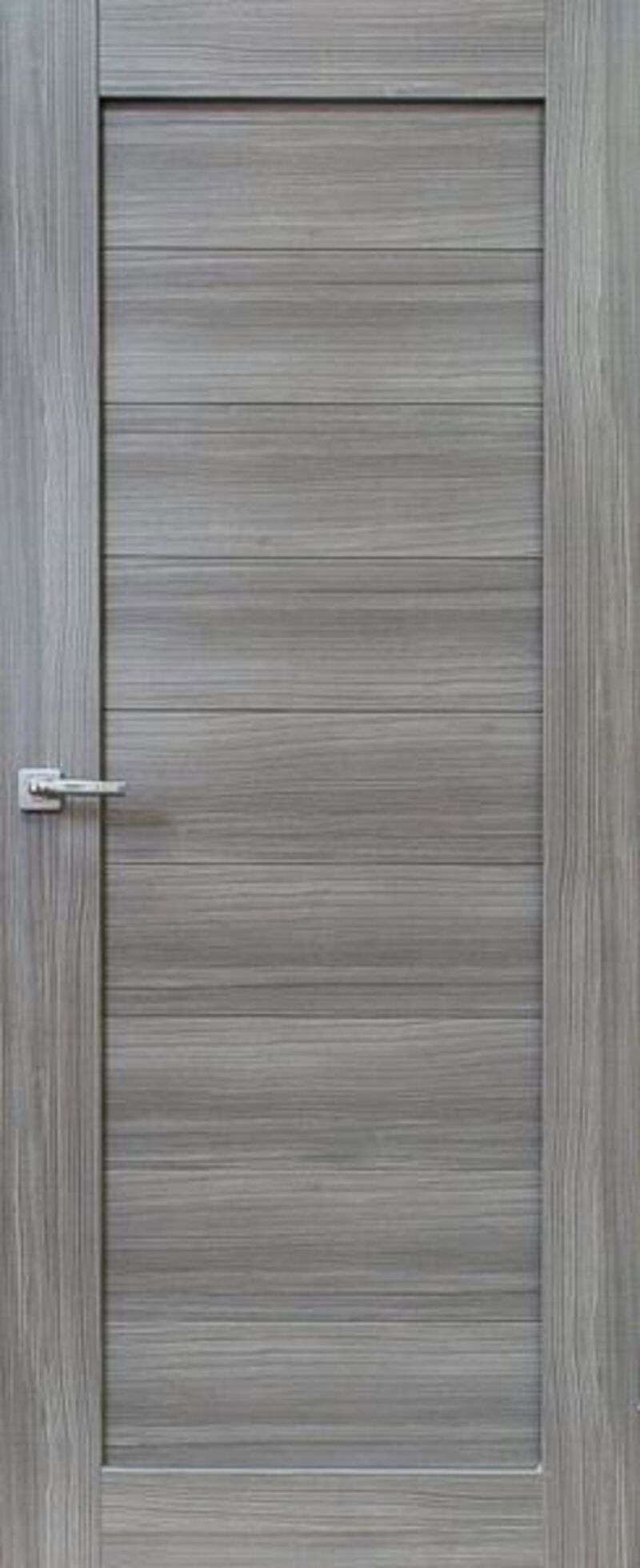 Изображение товара Дверь межкомнатная Дера Мастер 0634 остеклённая 80x200см ПВХ цвет сандал серый без замка и петель