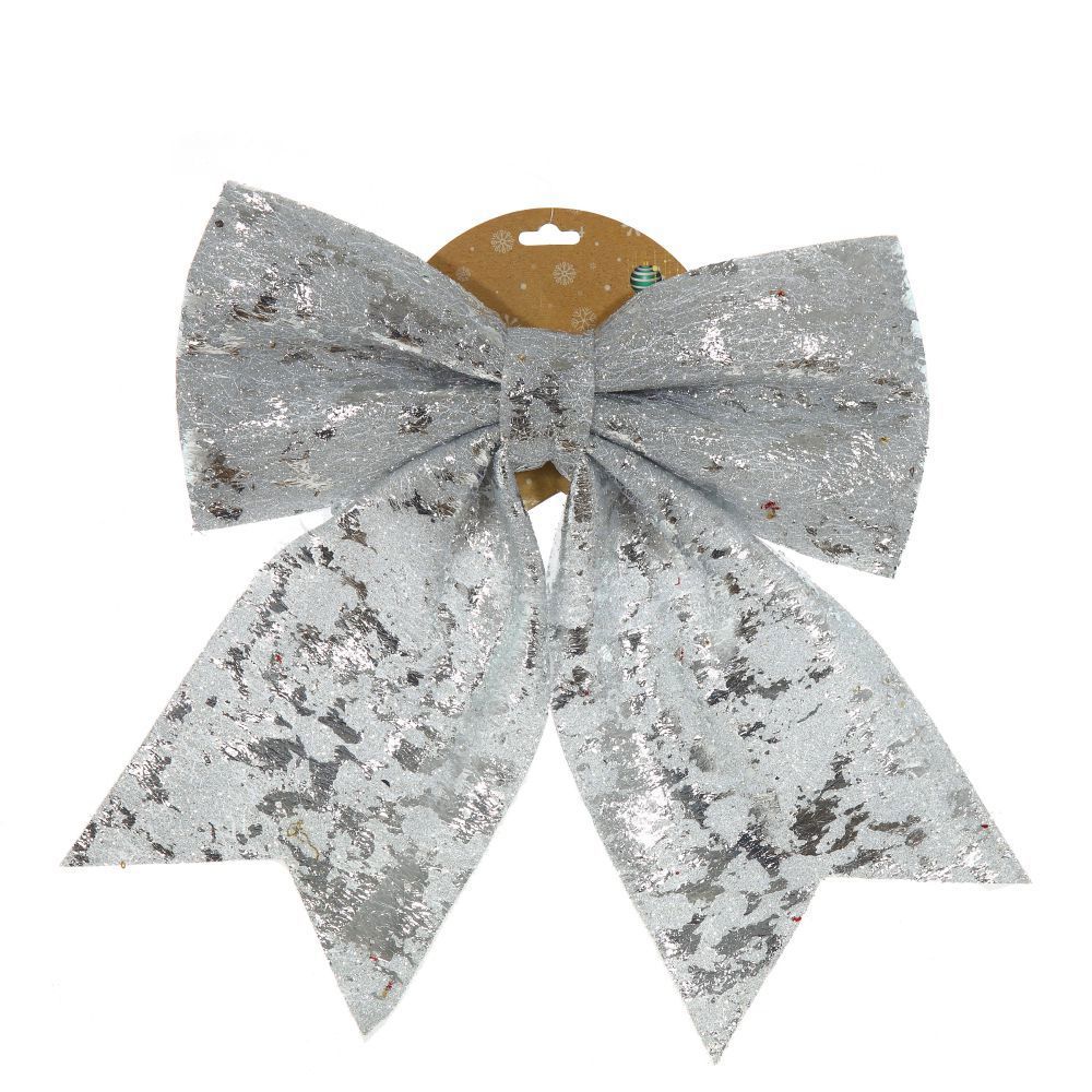 Изображение товара Елочная игрушка 754231 37 см x 2 см серый/серебристый