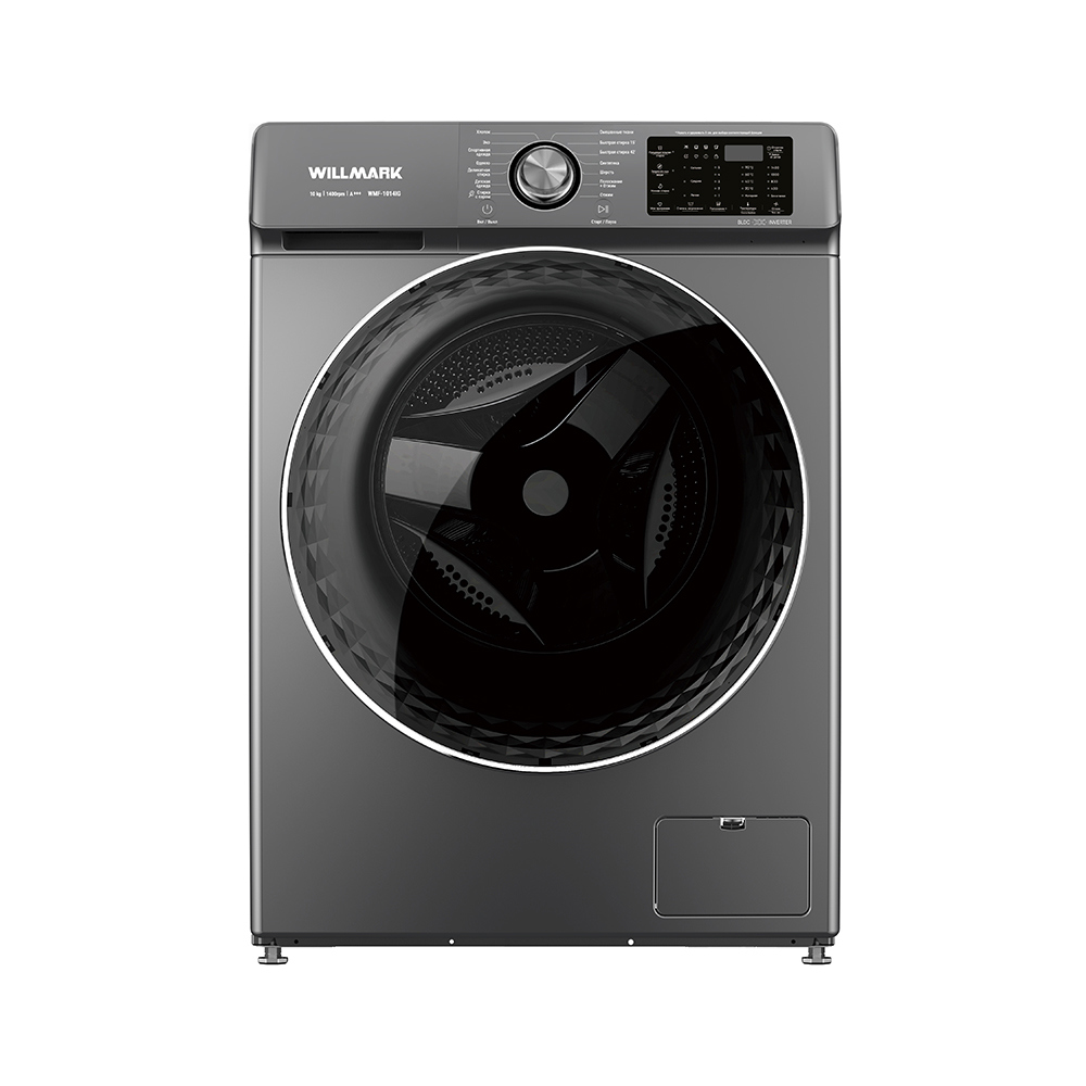 Изображение товара Стиральная машина Willmark Wmf-1014ig 60x85x60 см 10 кг цвет графит