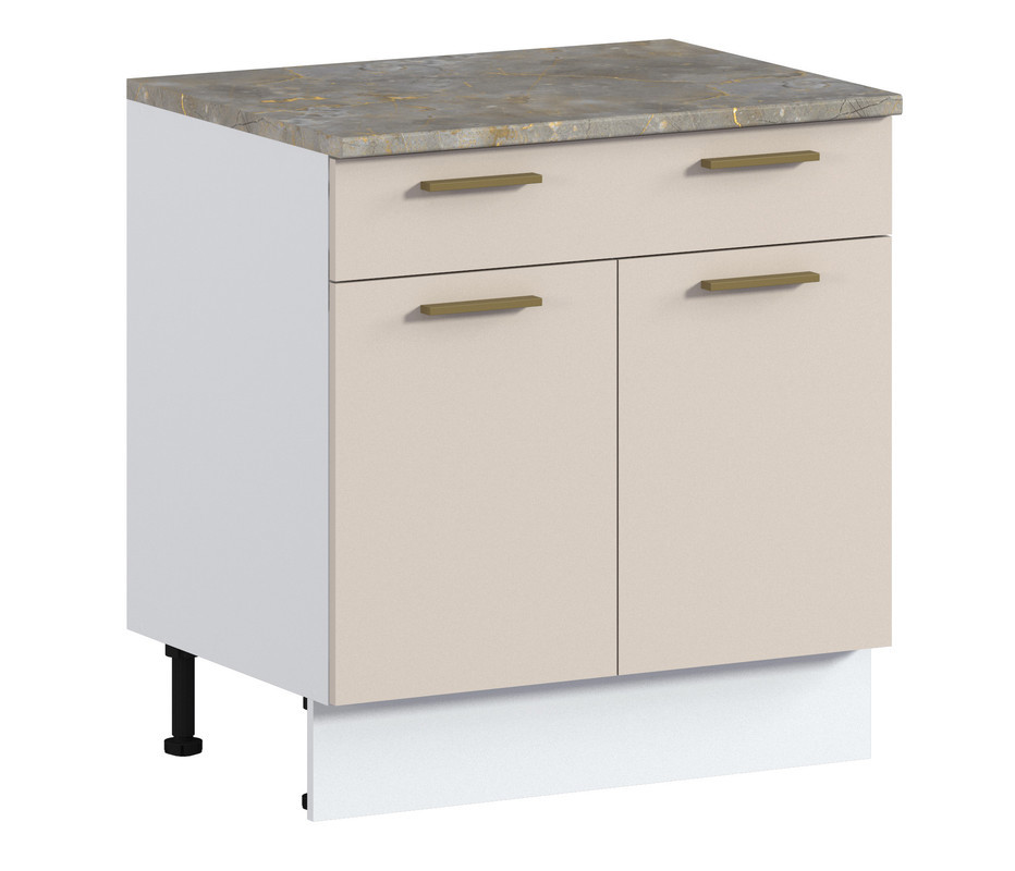 Изображение товара Модуль СОРЕНТО Столплит 80x85.6x60 см ЛДСП цвет светло-серый