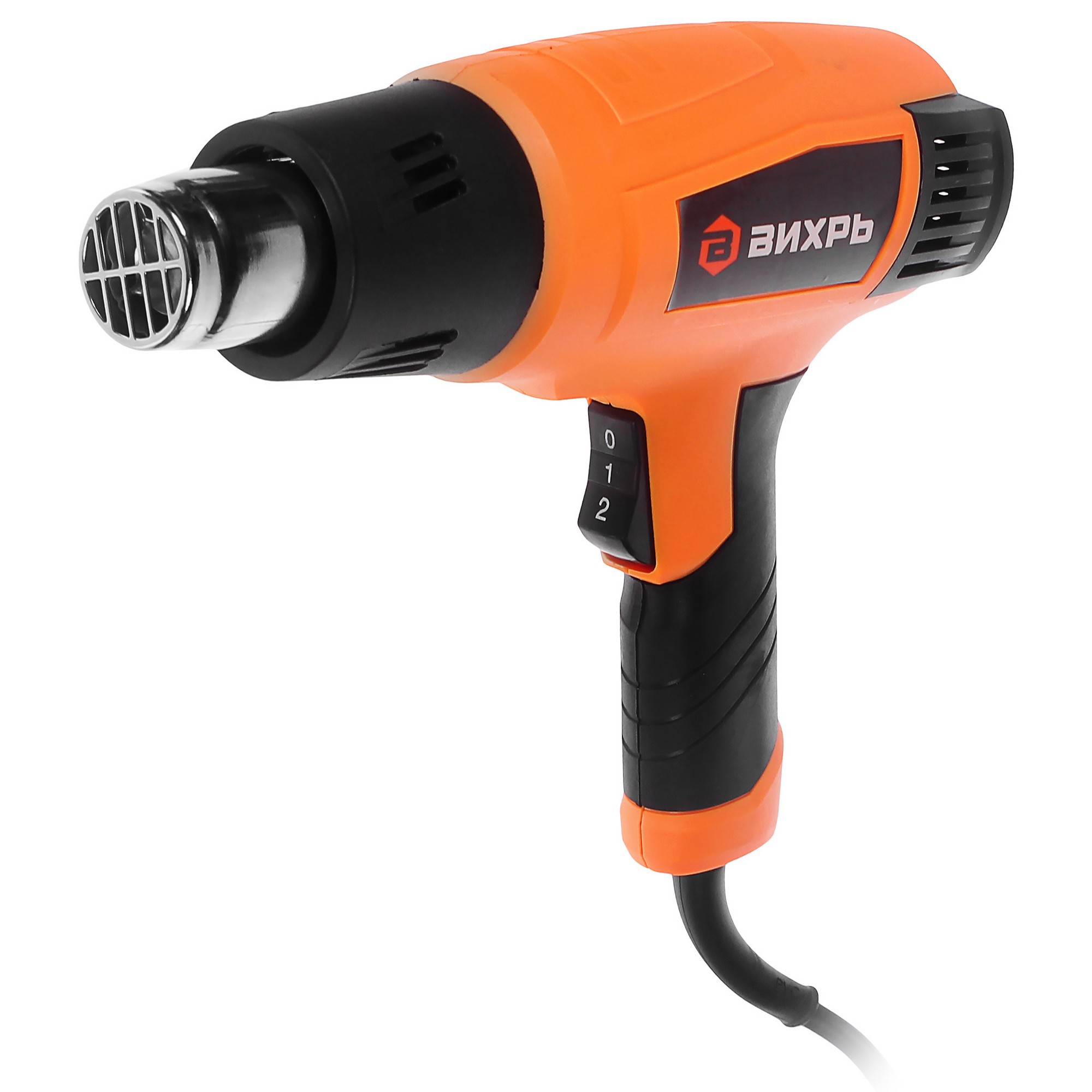 Изображение товара Профессиональный фен технический ВИХРЬ ТП-2000 2000 Вт с режимами и комплектом насадок