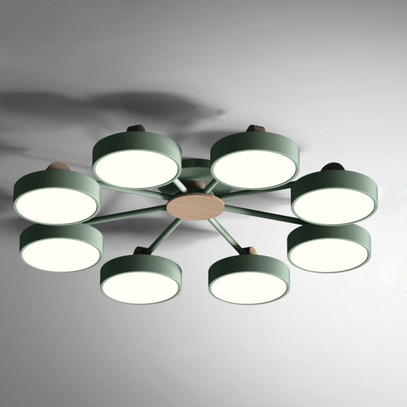 Изображение товара Люстра потолочная Imperiumloft Move 8 178258-26 8 лампа 48 м² цвет голубой