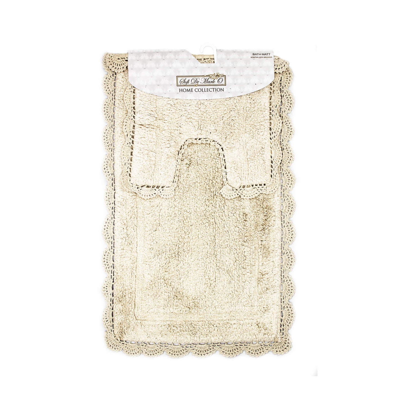 Изображение товара Коврик для ванной комнаты SOFI DE MARKO S.311беж 100x60см цвет бежевый