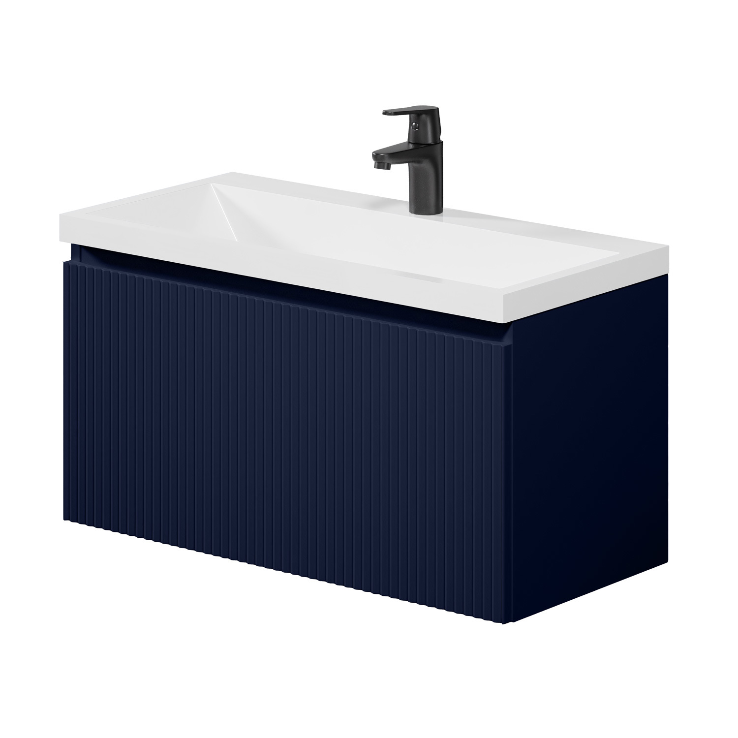 Изображение товара Тумба под раковину Итана Kate 2.0 79.4 см с раковиной синий Россия