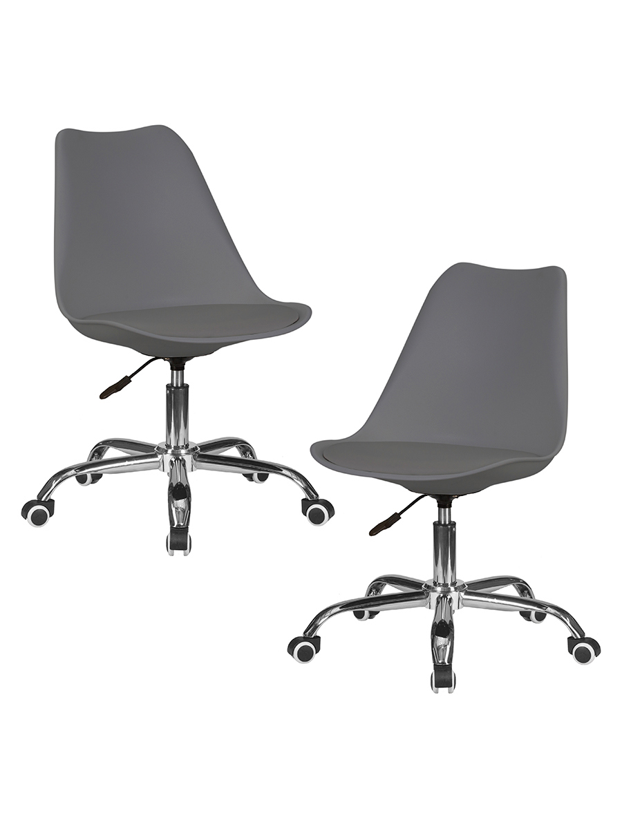 Изображение товара Набор офисных кресел DOBRIN MICKEY темно-серый