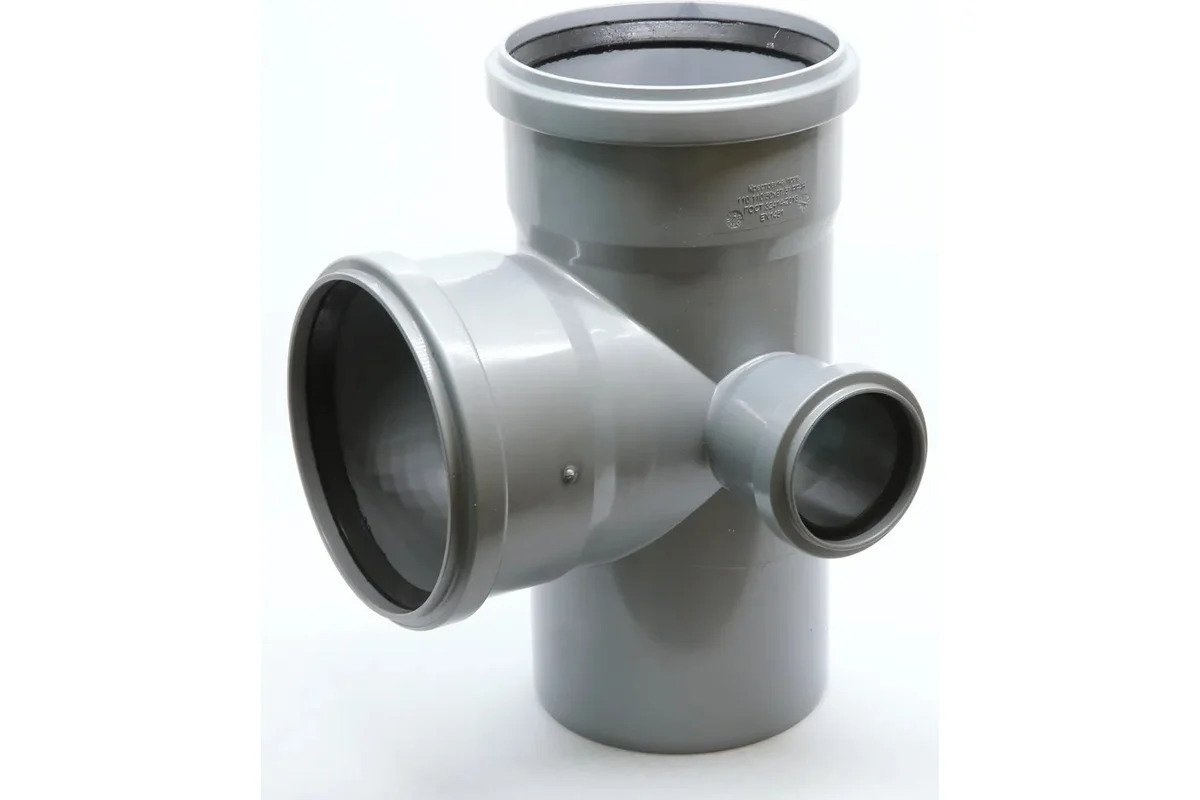 Изображение товара Крестовина двухплоскостная правая малошумная Flextron 110x110x50 мм 87° полипропилен 3 шт