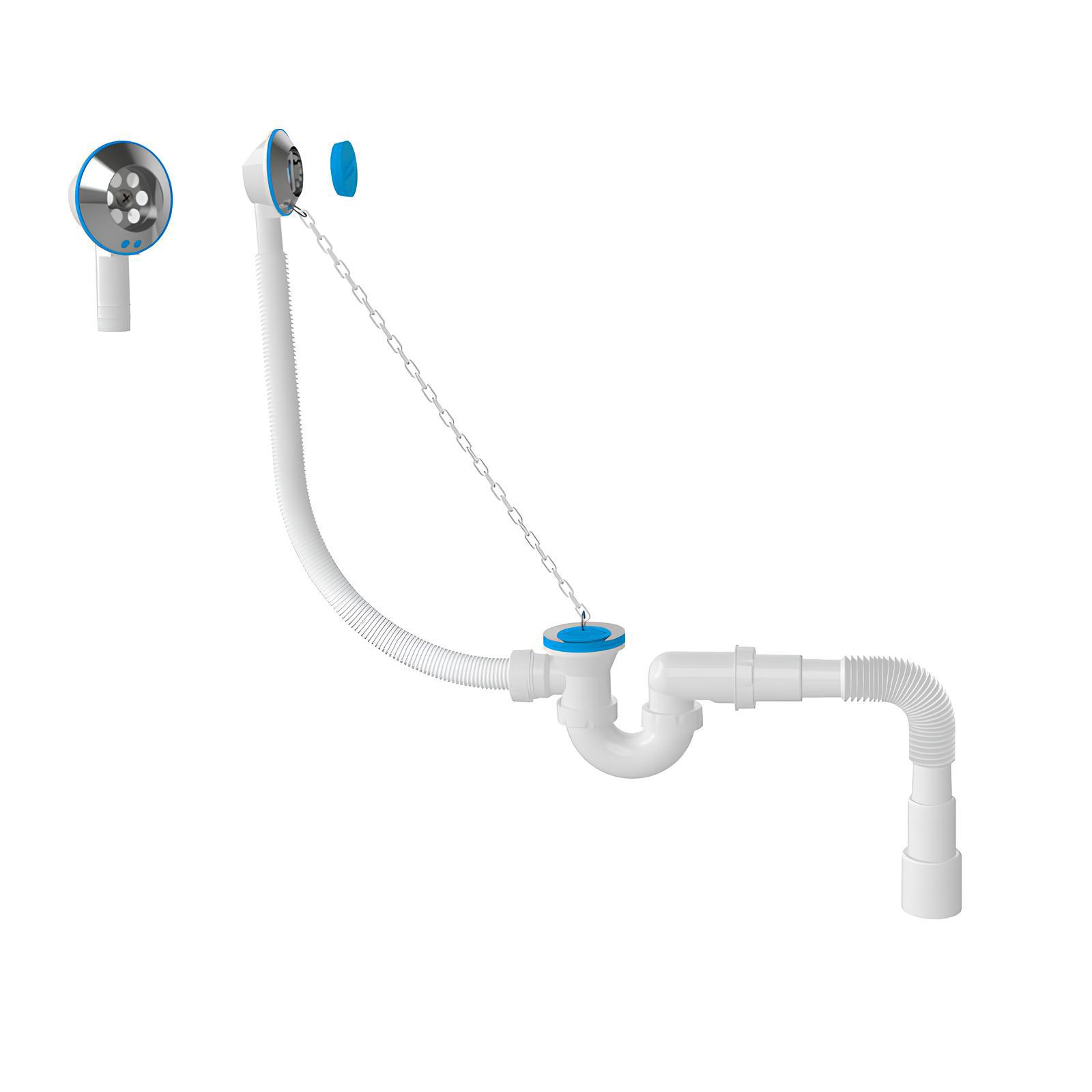 Изображение товара Сифон для душевого поддона Aquanova D50 мм белый PL1520