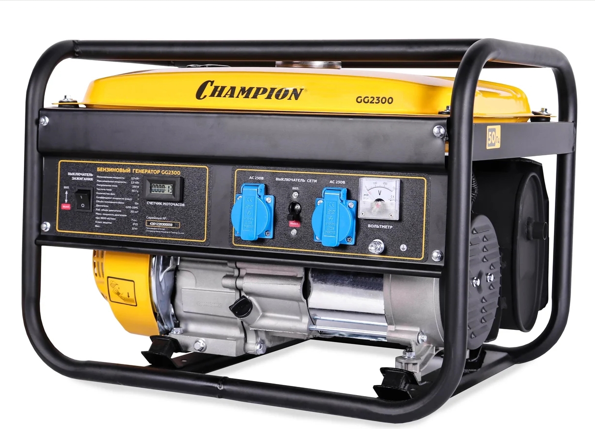 Изображение товара Бензиновый генератор Champion GG2300 2.5 кВт для дома и дачи
