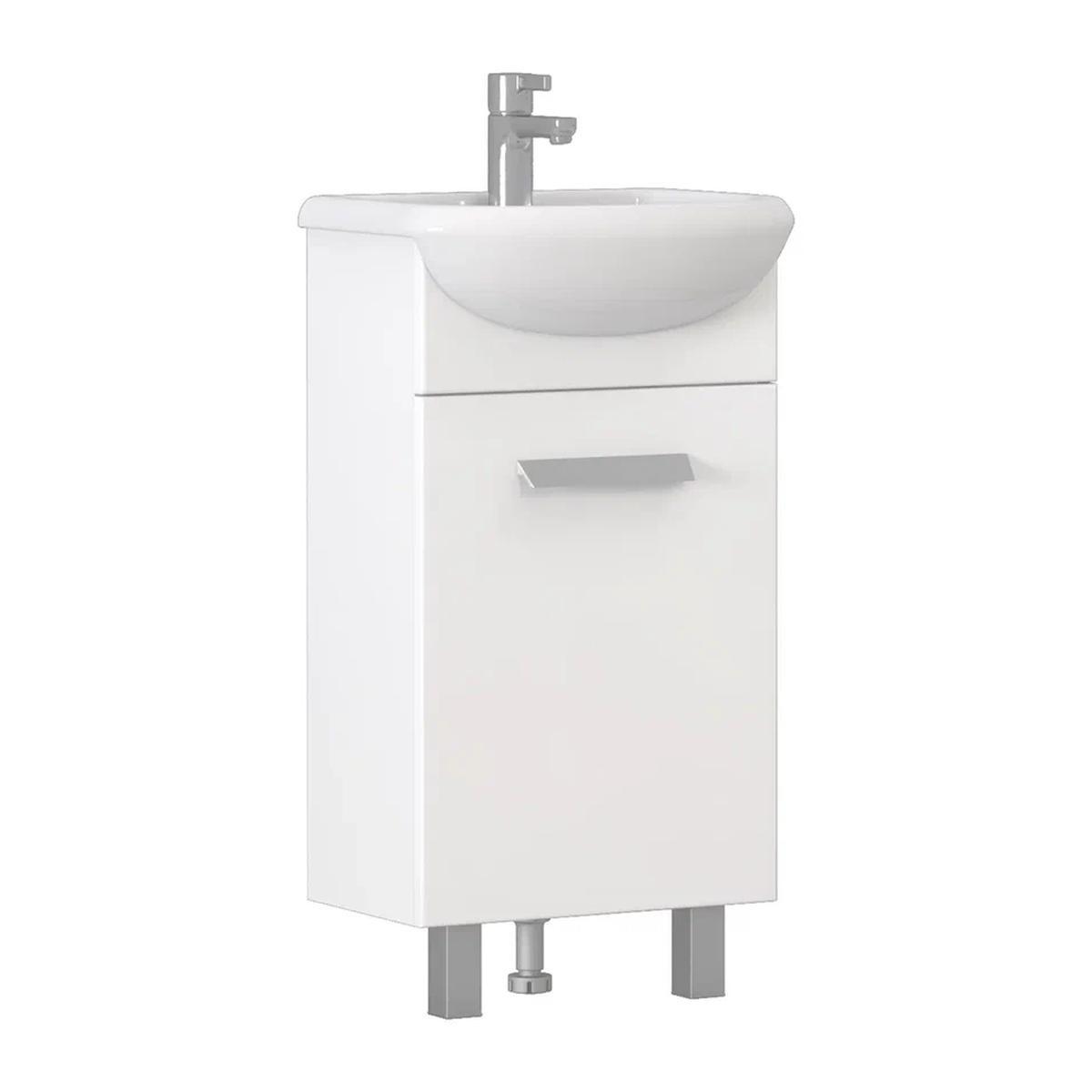 Изображение товара Тумба с раковиной напольная Vigo Hoska 227 45 см цвет белый