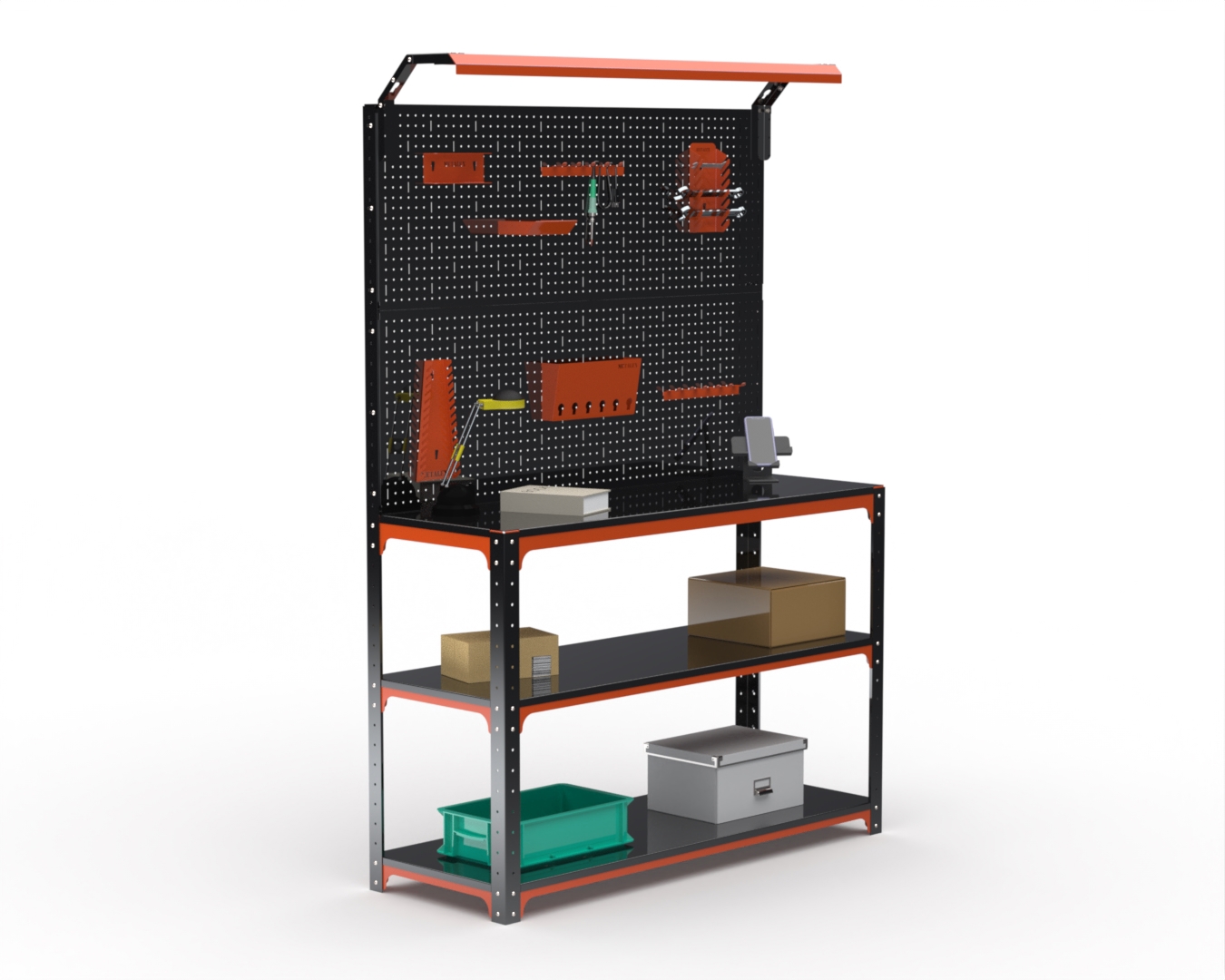 Изображение товара Стол-верстак Metalex Kit 204841 950x1000x600 мм, максимальная нагрузка до 260 кг