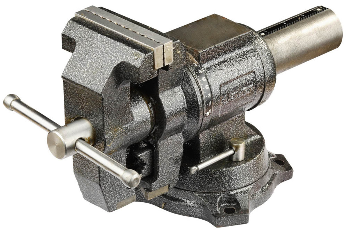 Изображение товара Слесарные тиски ЗУБР 32712-100 для профессиональной обработки металла и пластика