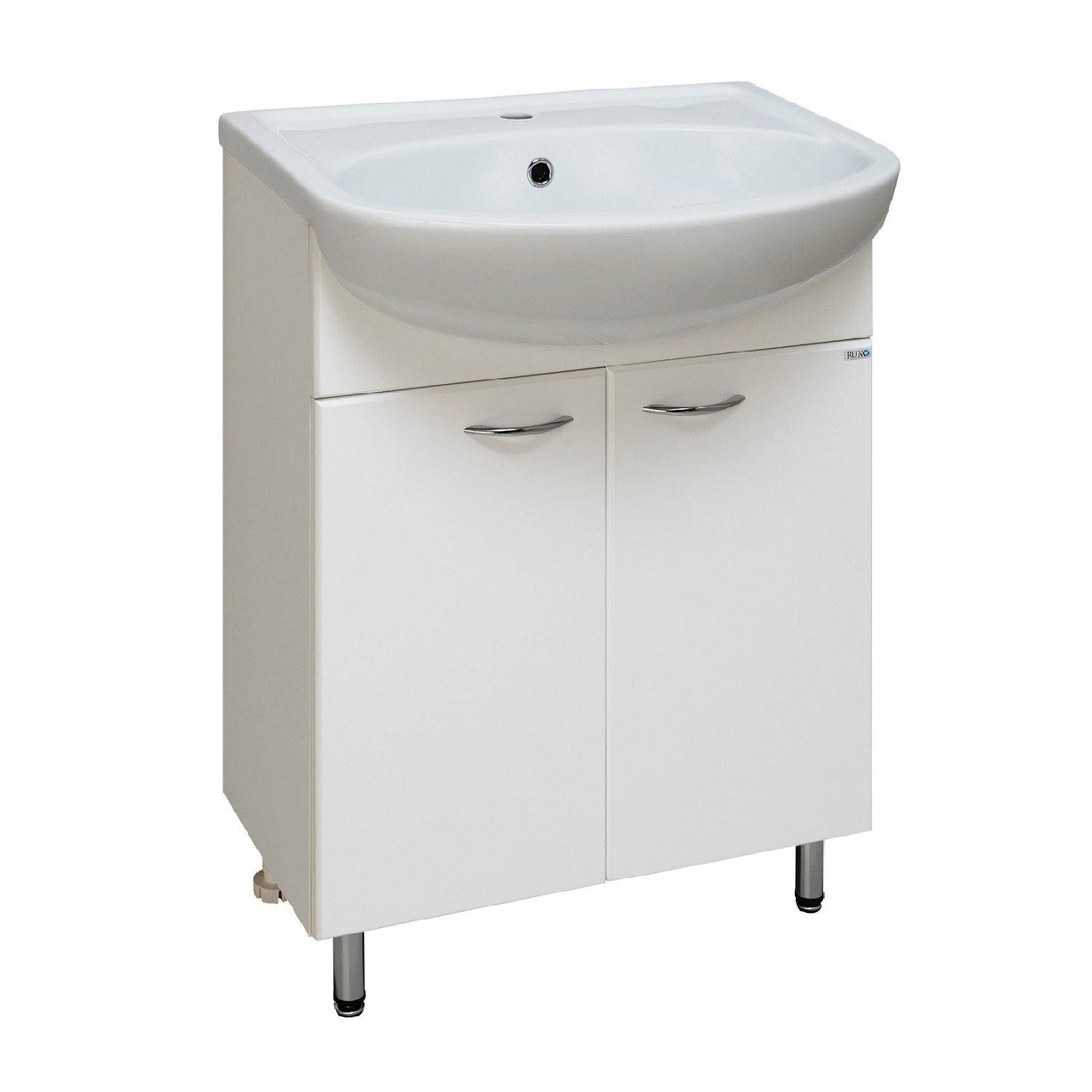 Изображение товара Тумба под раковину RUNO УЮТ 60 см напольная белая