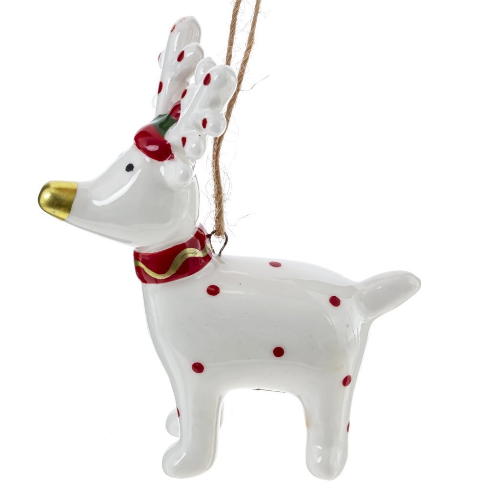 Изображение товара Елочная игрушка 812209 9 см x 4 см белый