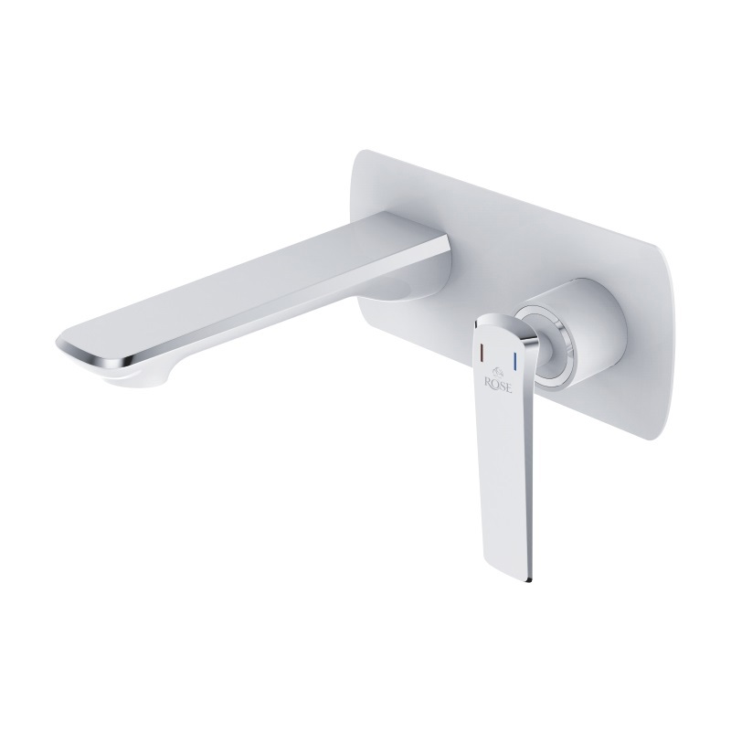 Изображение товара Смеситель для раковины Rose R1341F однорычажный цвет белый