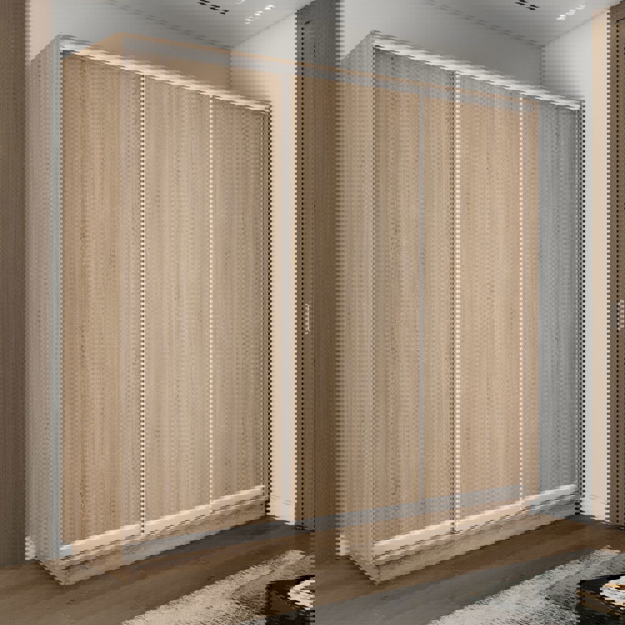 Изображение товара Шкаф-купе Мебельная Компания Е1 3 дверный 240x240x60 см