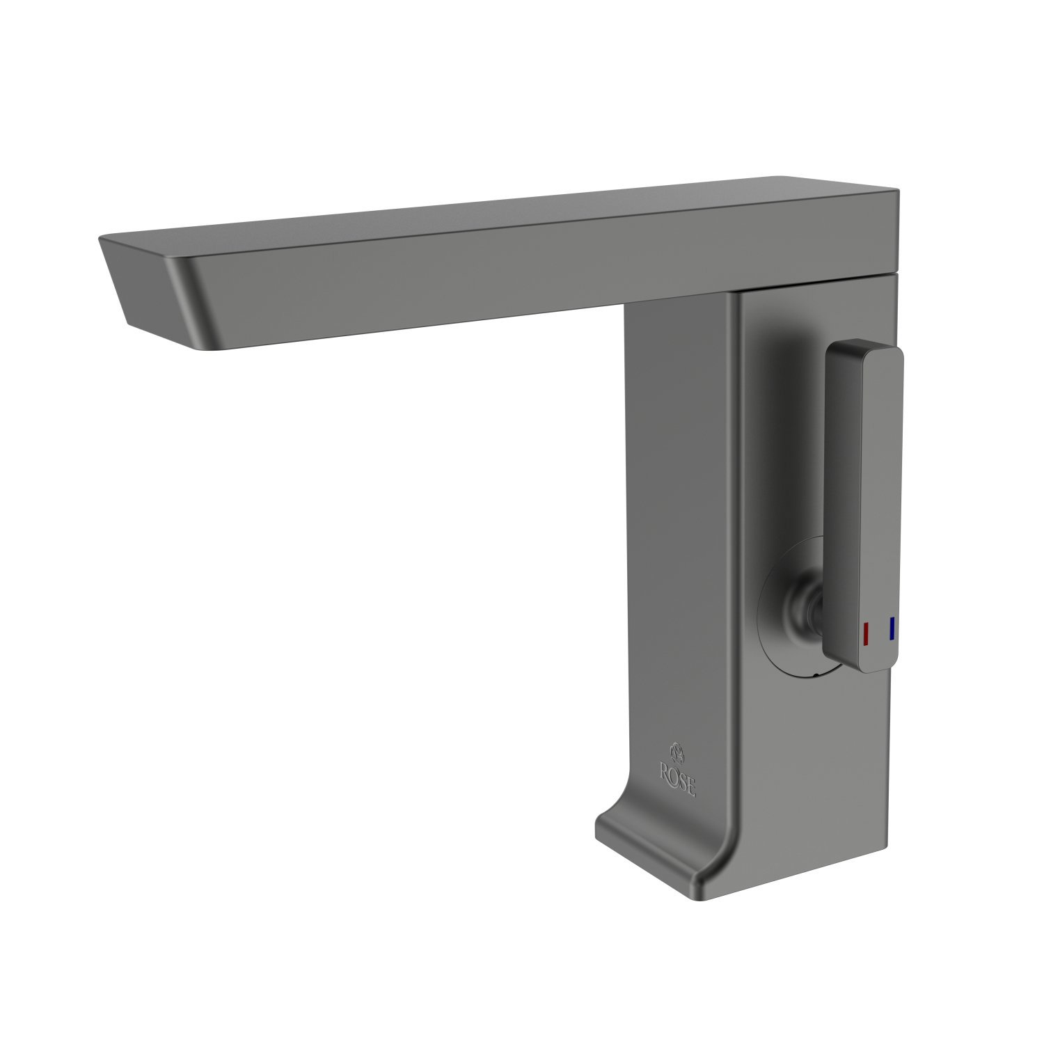 Изображение товара Смеситель для раковины Rose R1801T однорычажный цвет матированная сталь