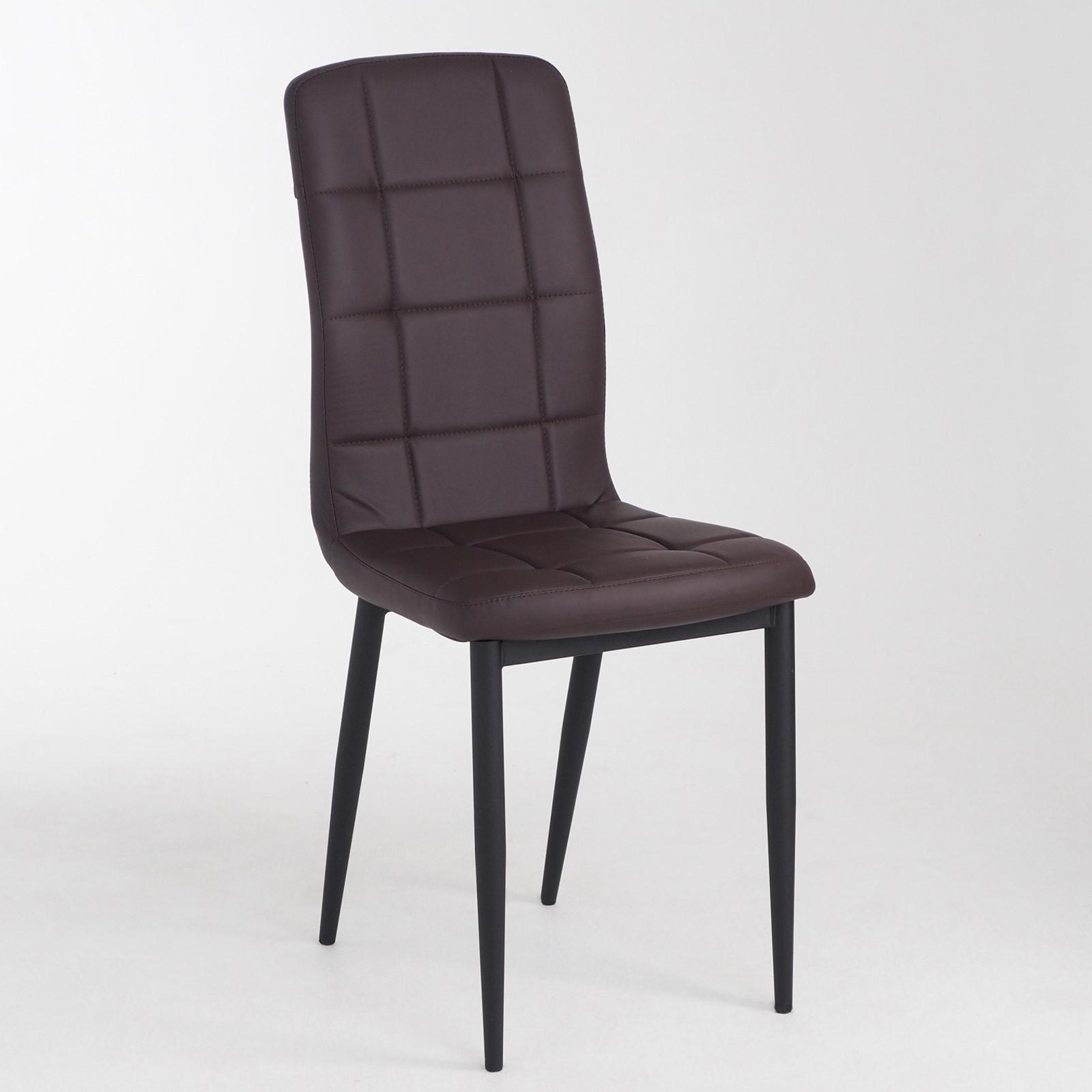 Изображение товара Стул Forpost Shop Квадро 43x100x44 см экокожа цвет коричневый