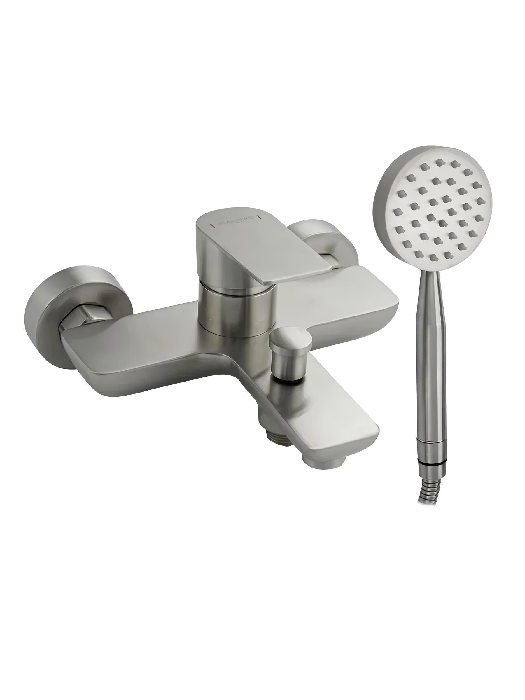 Изображение товара Смеситель для ванны Wasser zimmer Zm-7723-3a однорычажный с душевой лейкой сатин