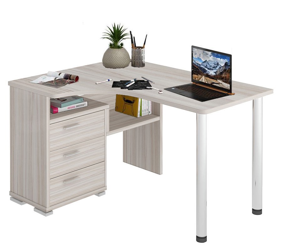 Изображение товара Стол Мэрдэс СР-132С-130 К-ЛЕВ 101x75 см ЛДСП цвет карамель