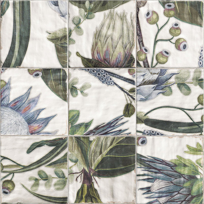 Изображение товара Керамическая плитка Mainzu Cinqueterre Rev. DECOR PROTEA 20x20см цвет разноцветный