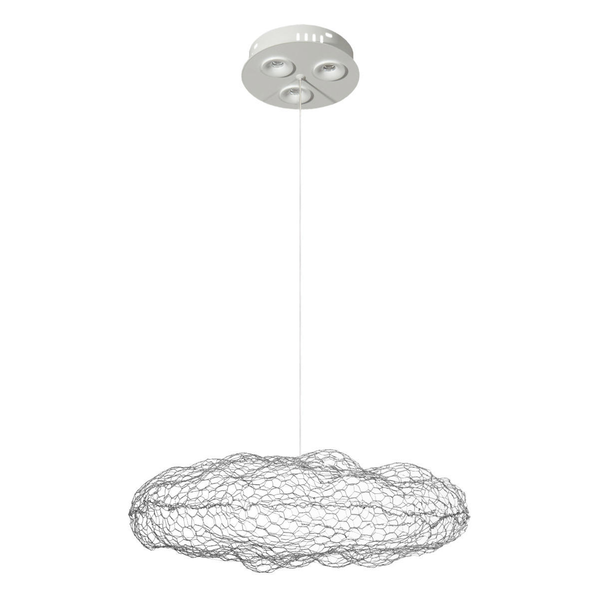 Изображение товара Светильник подвесной светодиодный Loft It Cloud 10247-550 silver 5.2 м² теплый белый (желтый) свет цвет серебро
