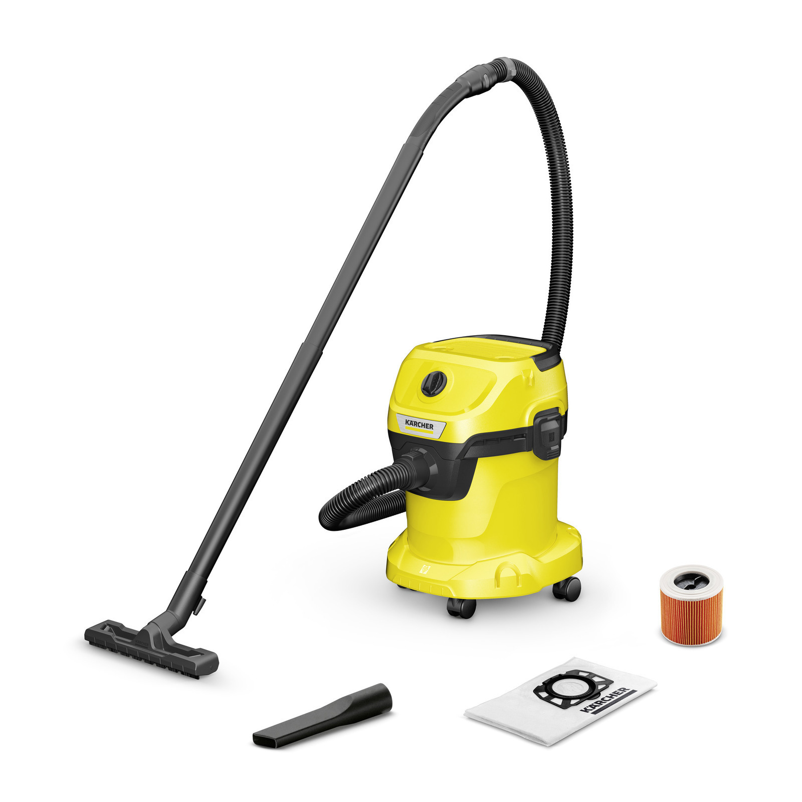 Изображение товара Пылесос строительный Karcher WD 3 V-15/6/20, 1000 Вт, 15 л