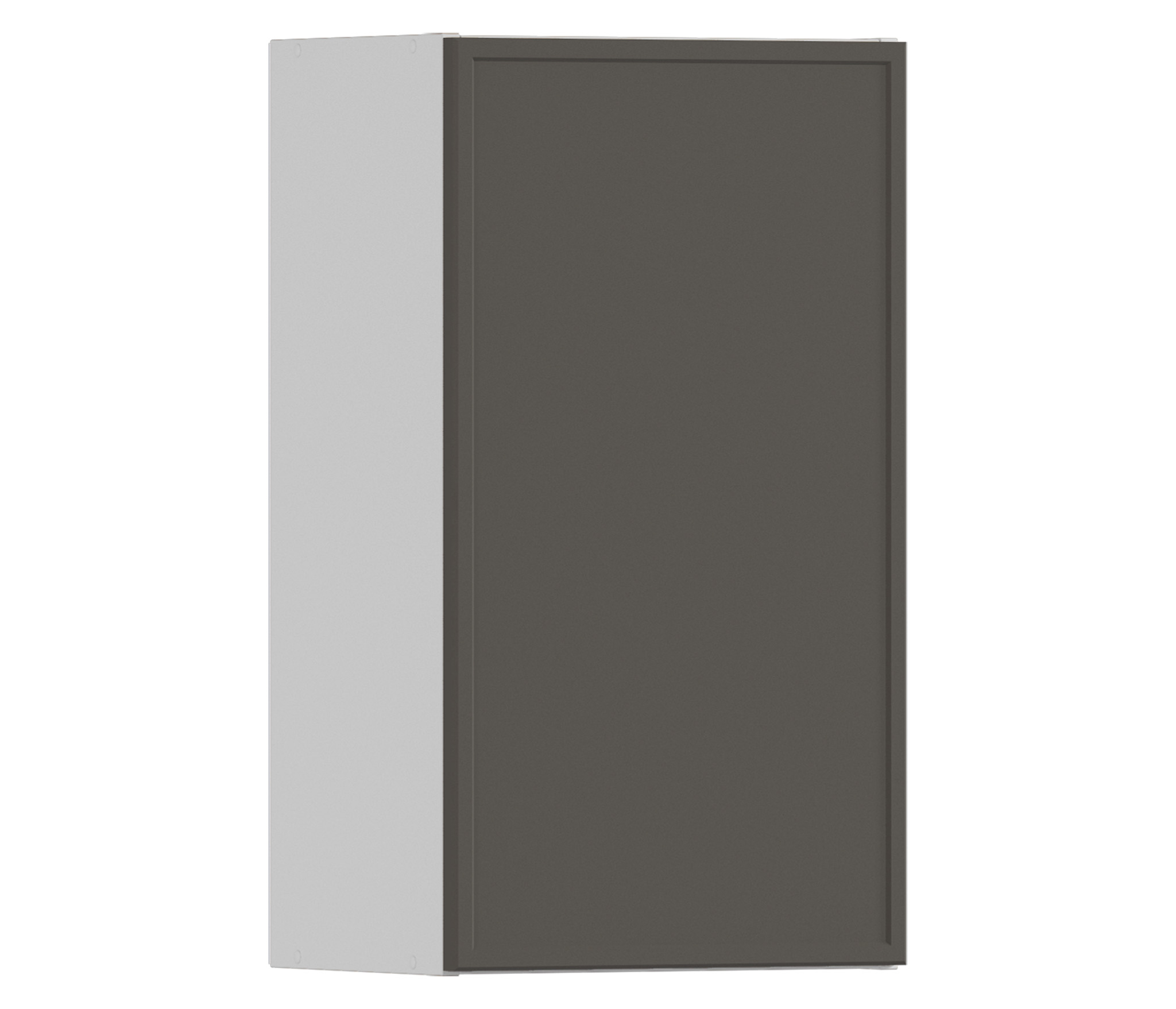 Изображение товара Модуль Столплит Регина квадро 40x72x30 см ЛДСП цвет белый/МДФ квадро базальт