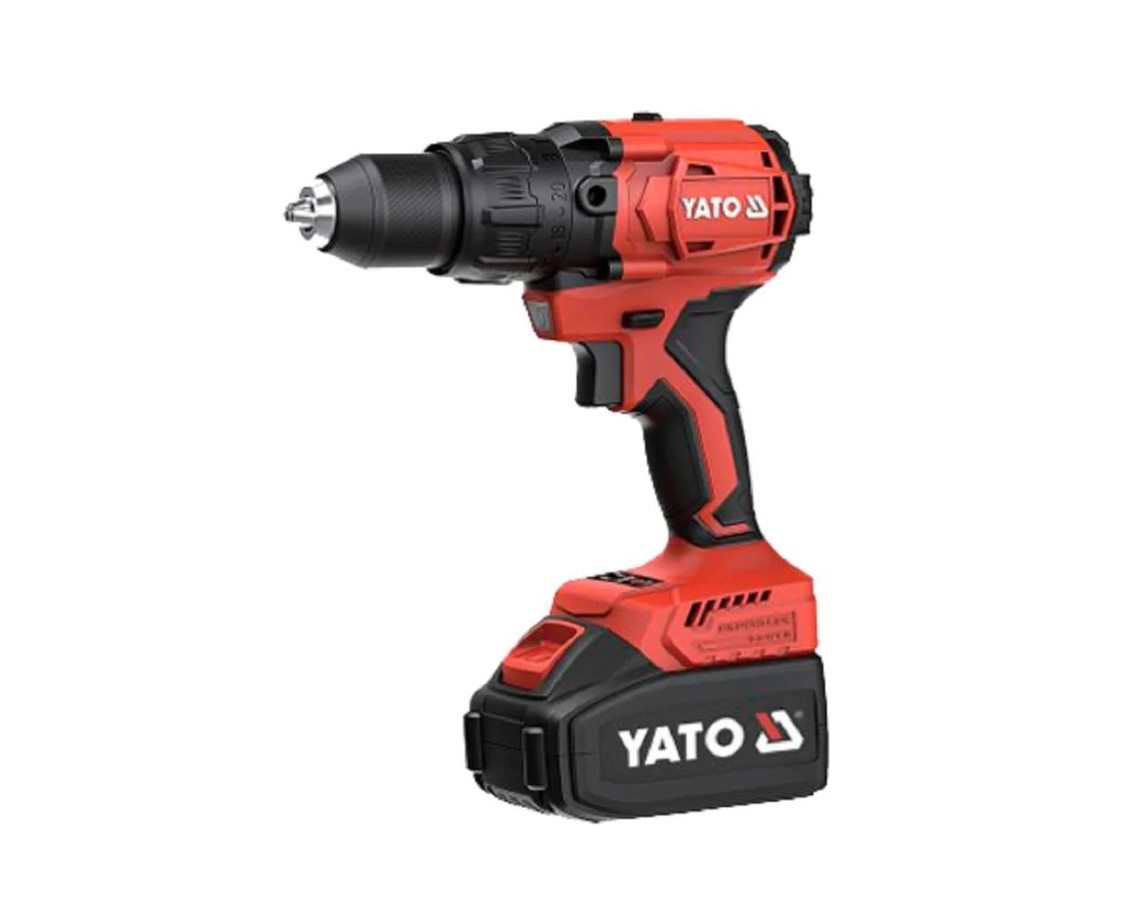 Изображение товара Дрель аккумуляторная ударная бесщеточная Yato YT-8277915, 18 В Li-Ion 2x4 Ач