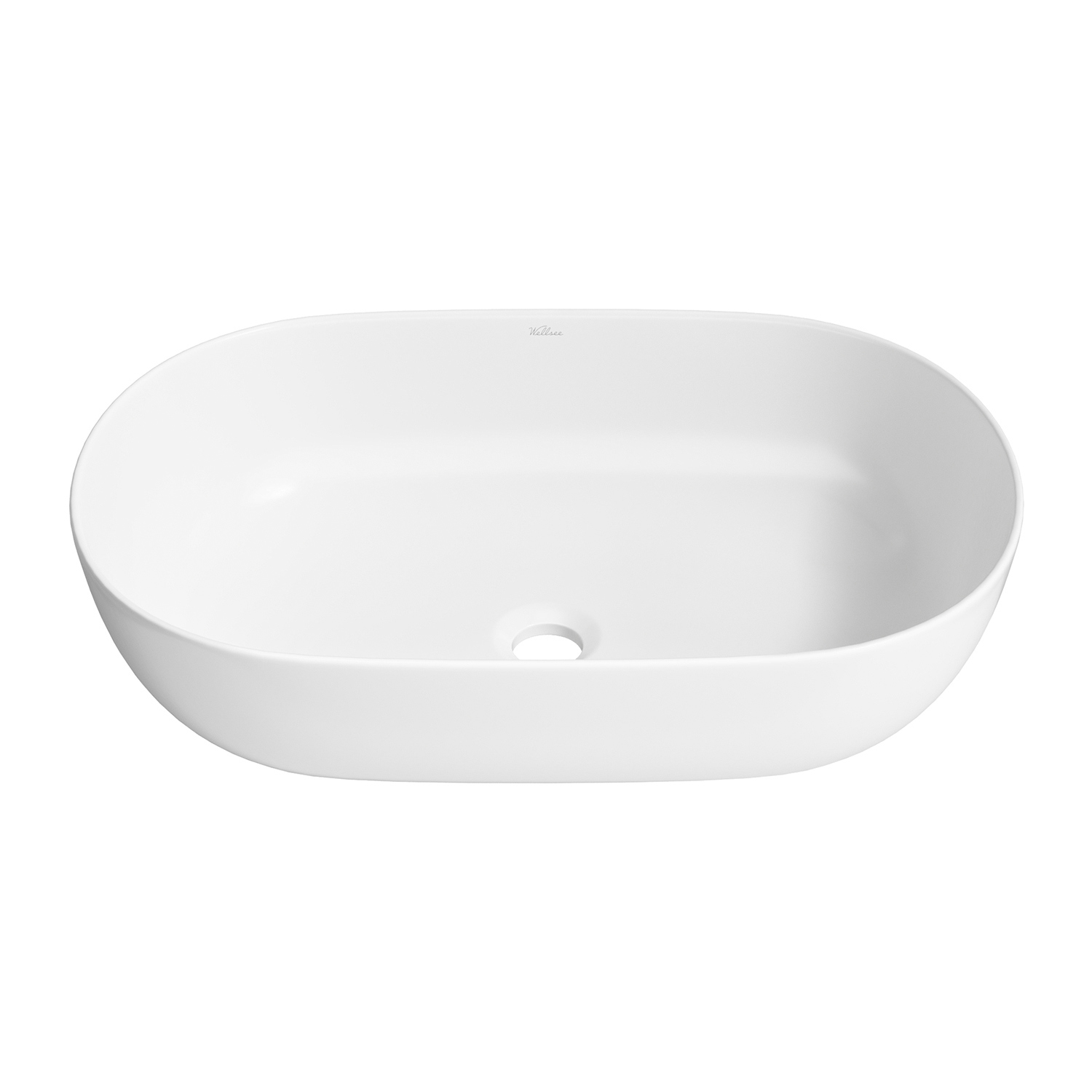 Изображение товара Накладная керамическая раковина Wellsee Chic Riviera 48 см глянцевая белая Изображение товара Накладная керамическая раковина Wellsee Chic Riviera 48 см глянцевая белая