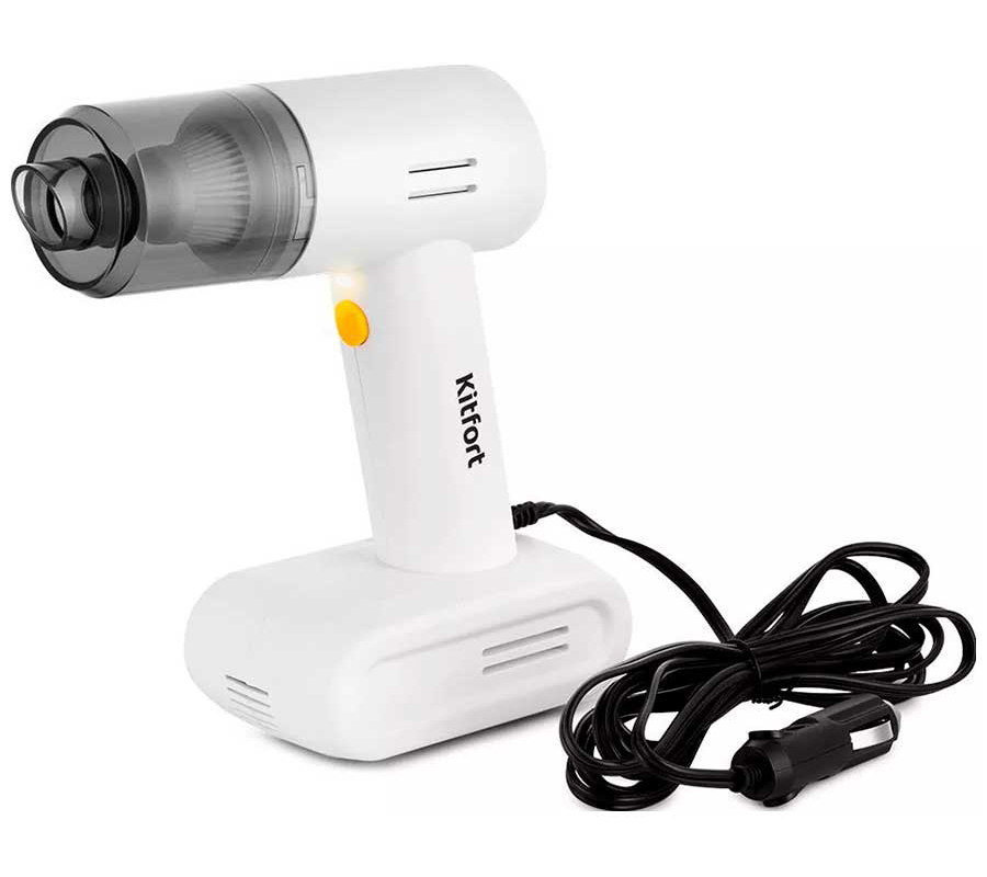 Изображение товара Портативный автомобильный пылесос Kitfort КТ-5171 90 Вт для сухой уборки и накачки шин