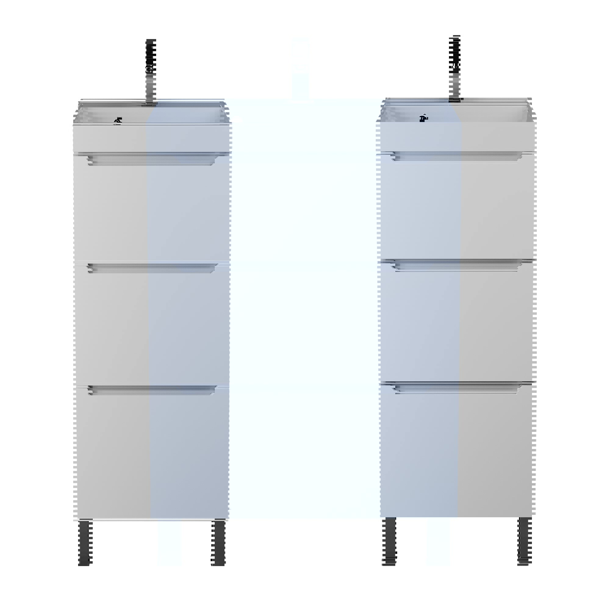 Изображение товара Тумба под раковину напольная Uperwood Tanos 291020329 60см цвет белый