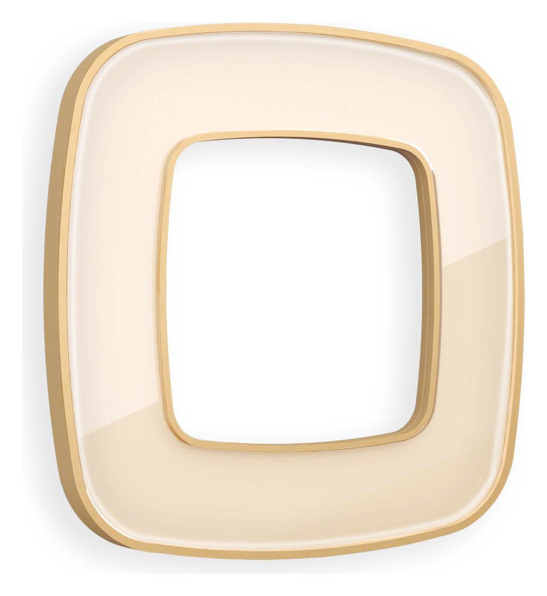 Изображение товара Рамка для розеток и выключателей Ambrella Volt Omega Coint OF640341 бежевый