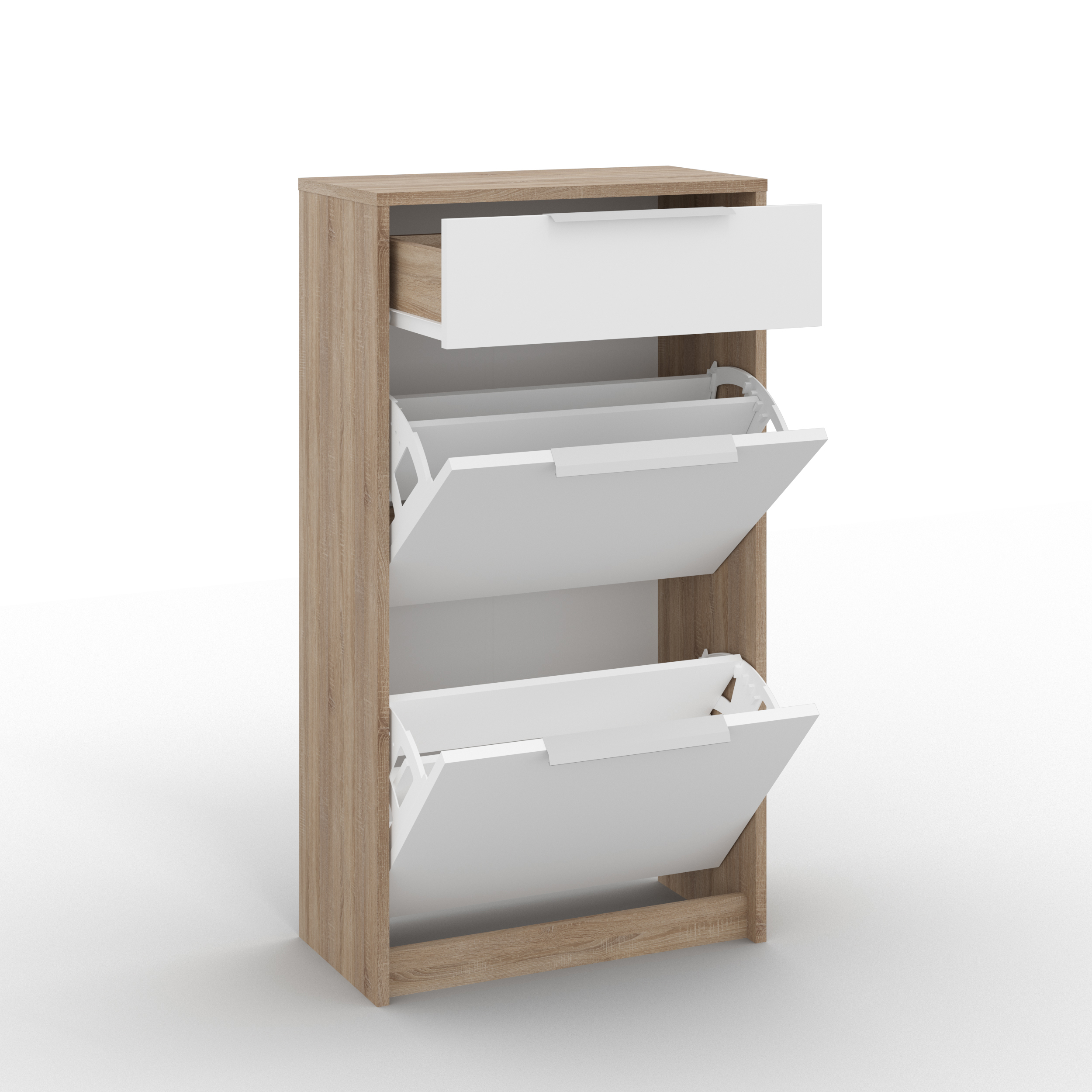Изображение товара Шкаф для обуви Атмосфера 50x100x28.5 см бежевый ЛДСП универсальный