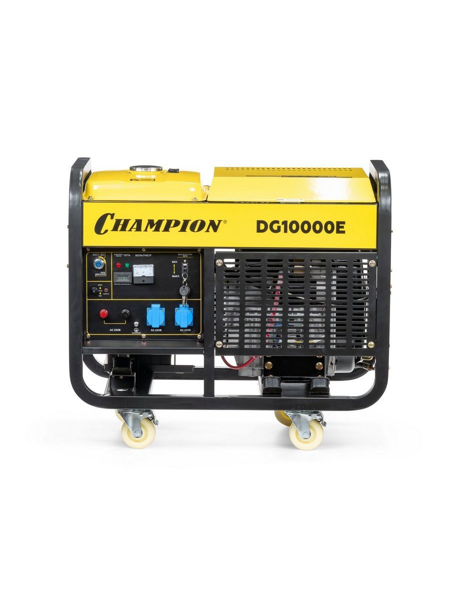 Изображение товара Генератор дизельный Champion DG10000E 11 кВт