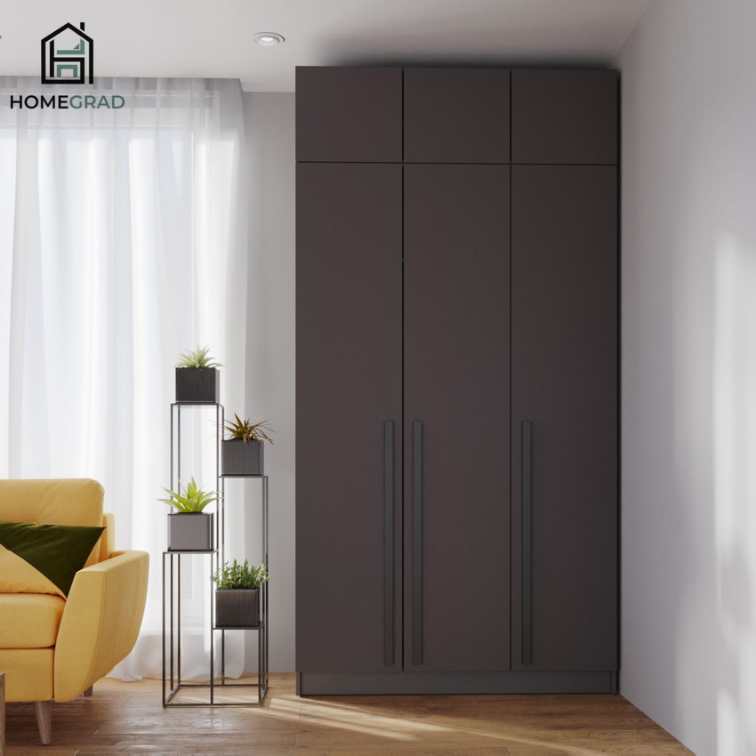 Изображение товара Шкаф Homegrad 015996/00 120x260x52 см графит современный