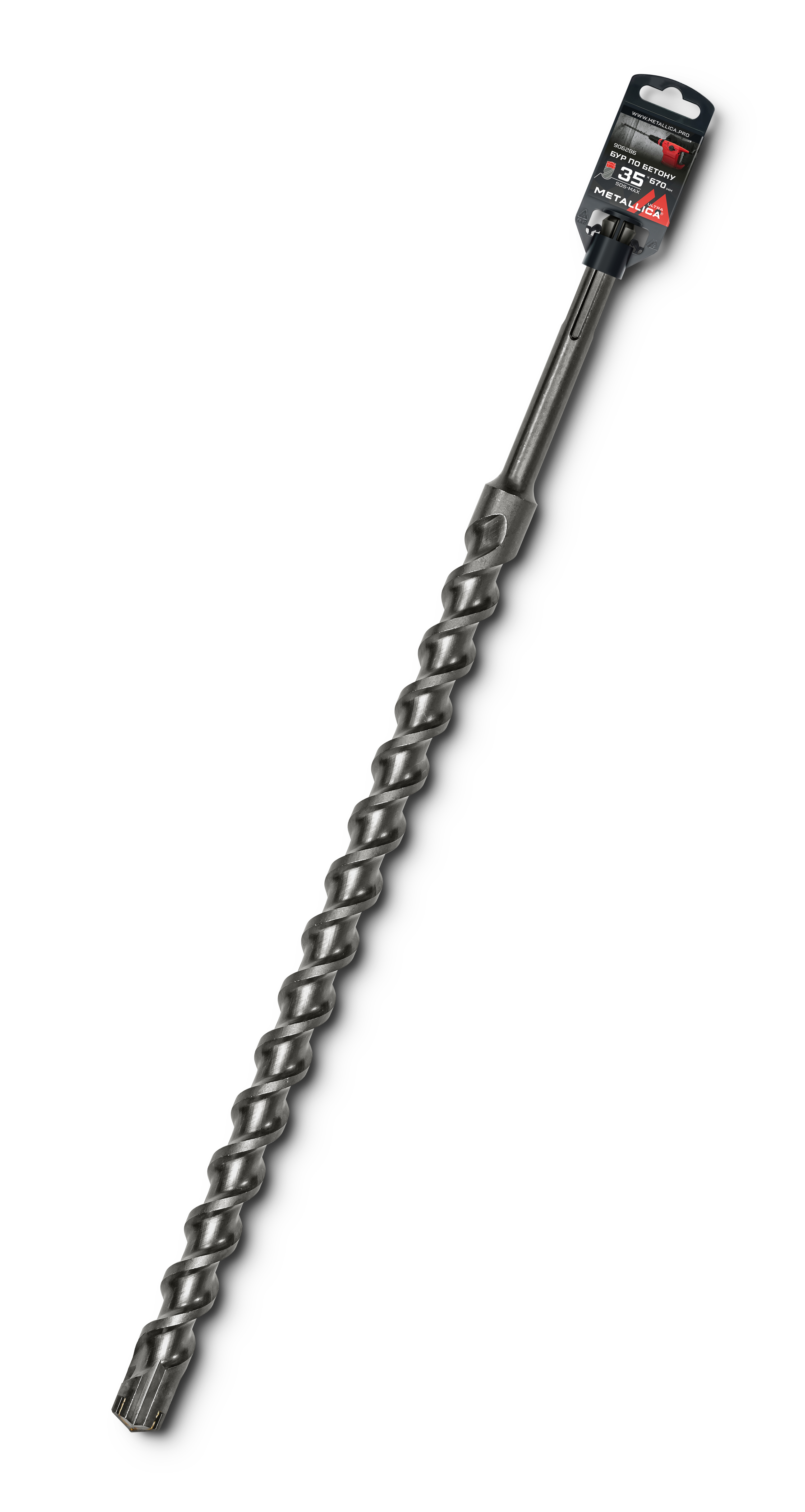 Изображение товара Бур по бетону SDS-max METALLICA Ultra 35x670 мм для перфоратора