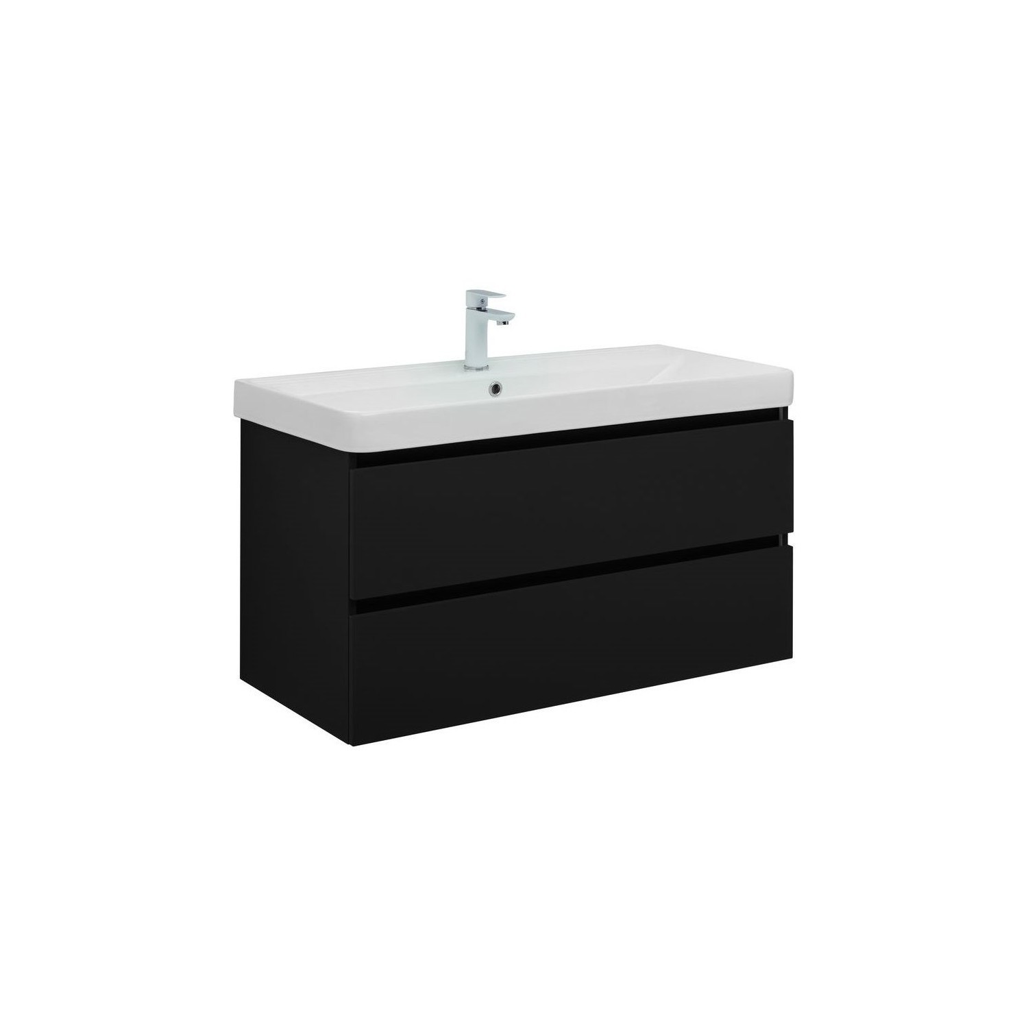 Изображение товара Тумба под раковину Aquanet Вега 2.0 100 черный