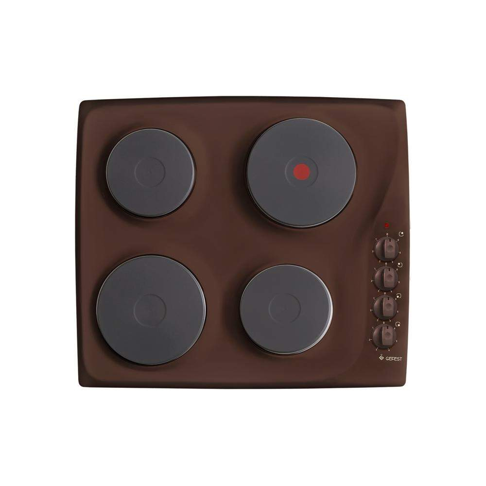 Изображение товара Электрическая варочная панель Gefest СВН 3210 К17 59 см 4 конфорки цвет коричневый