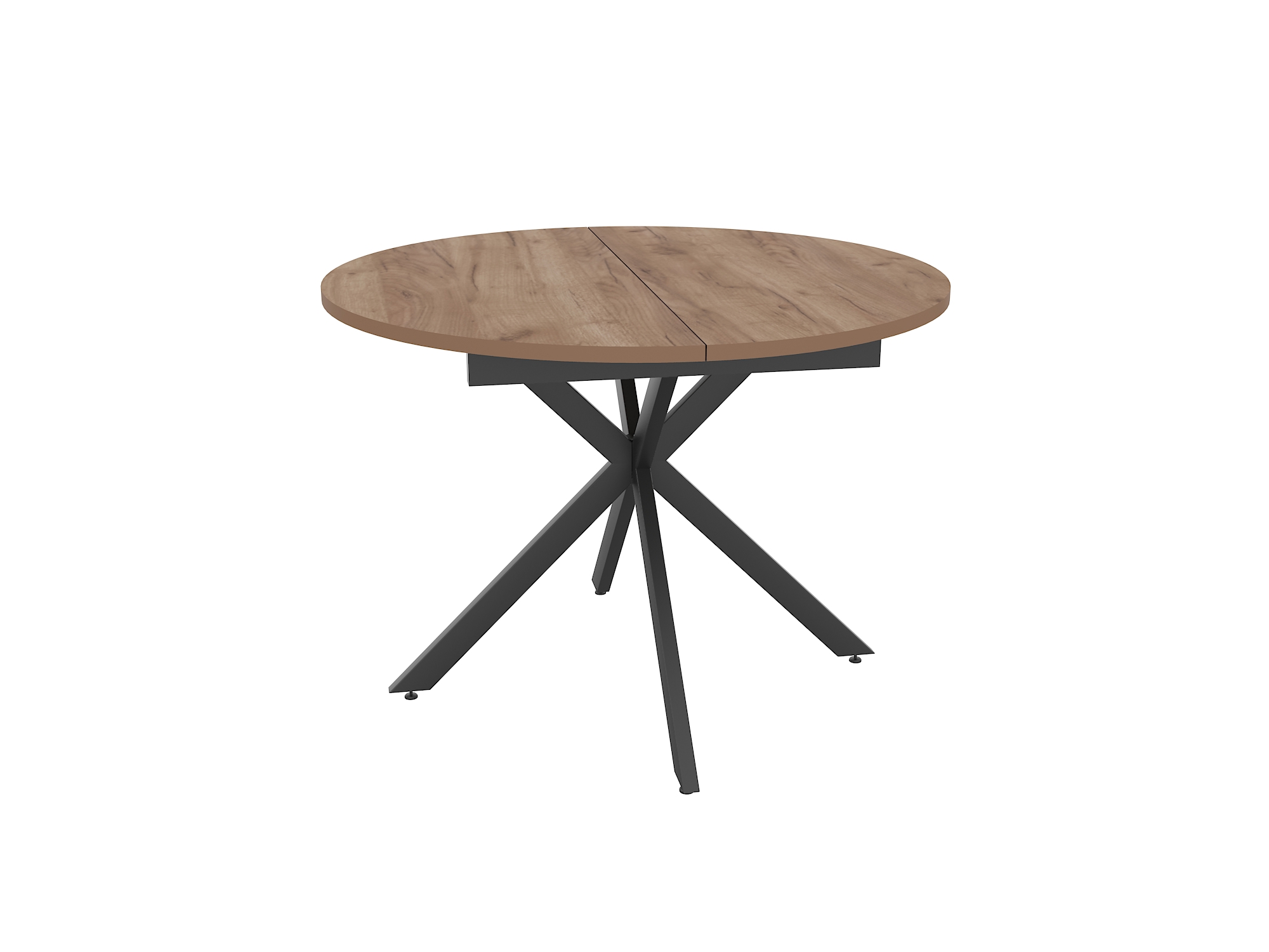 Изображение товара Стол круглый Sakura Stol_parma_tabach_black 100x100 см лдсп цвет коричневый