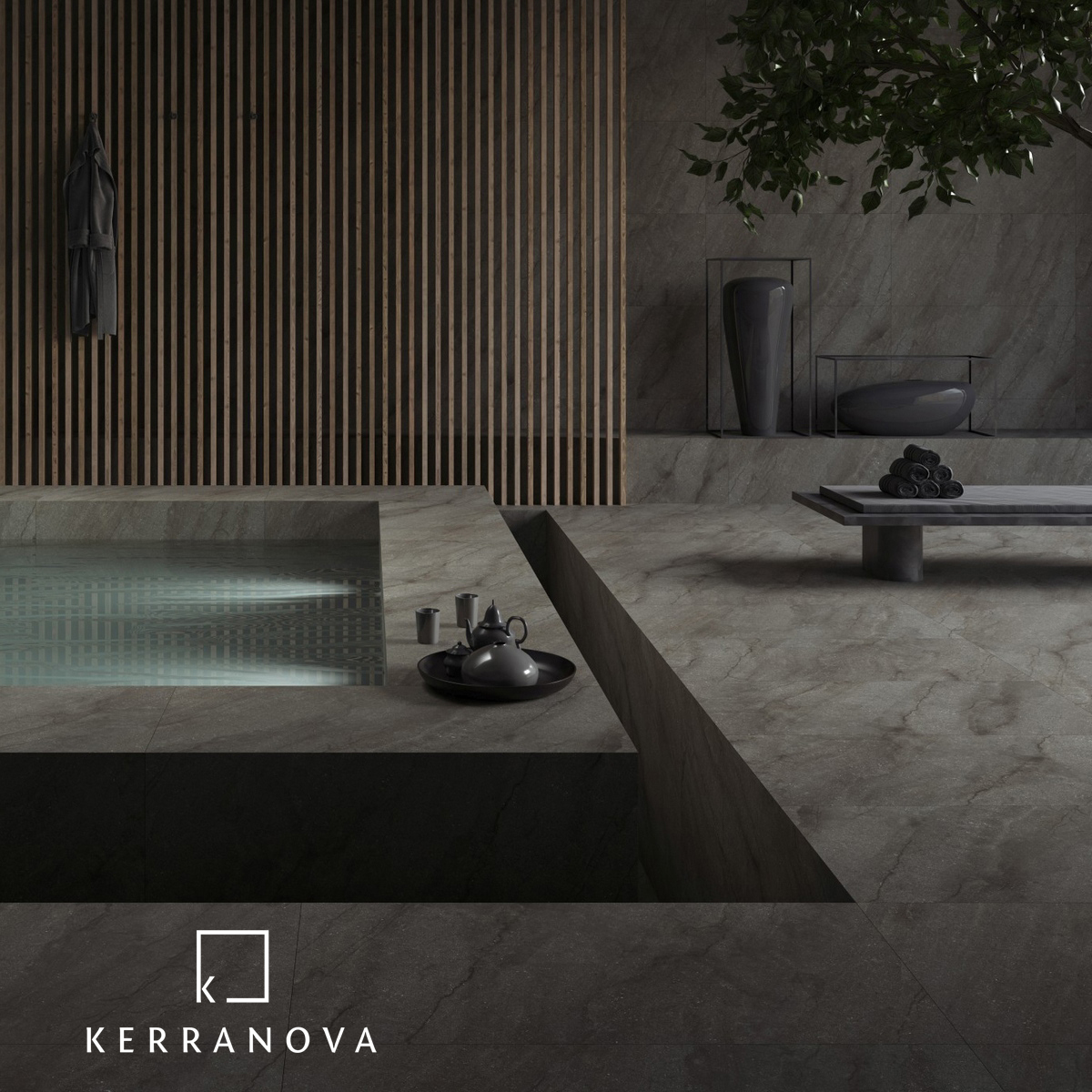 Изображение товара Керамогранит Bereg 600x1200 бежевый эффект камень для стен и пола Россия