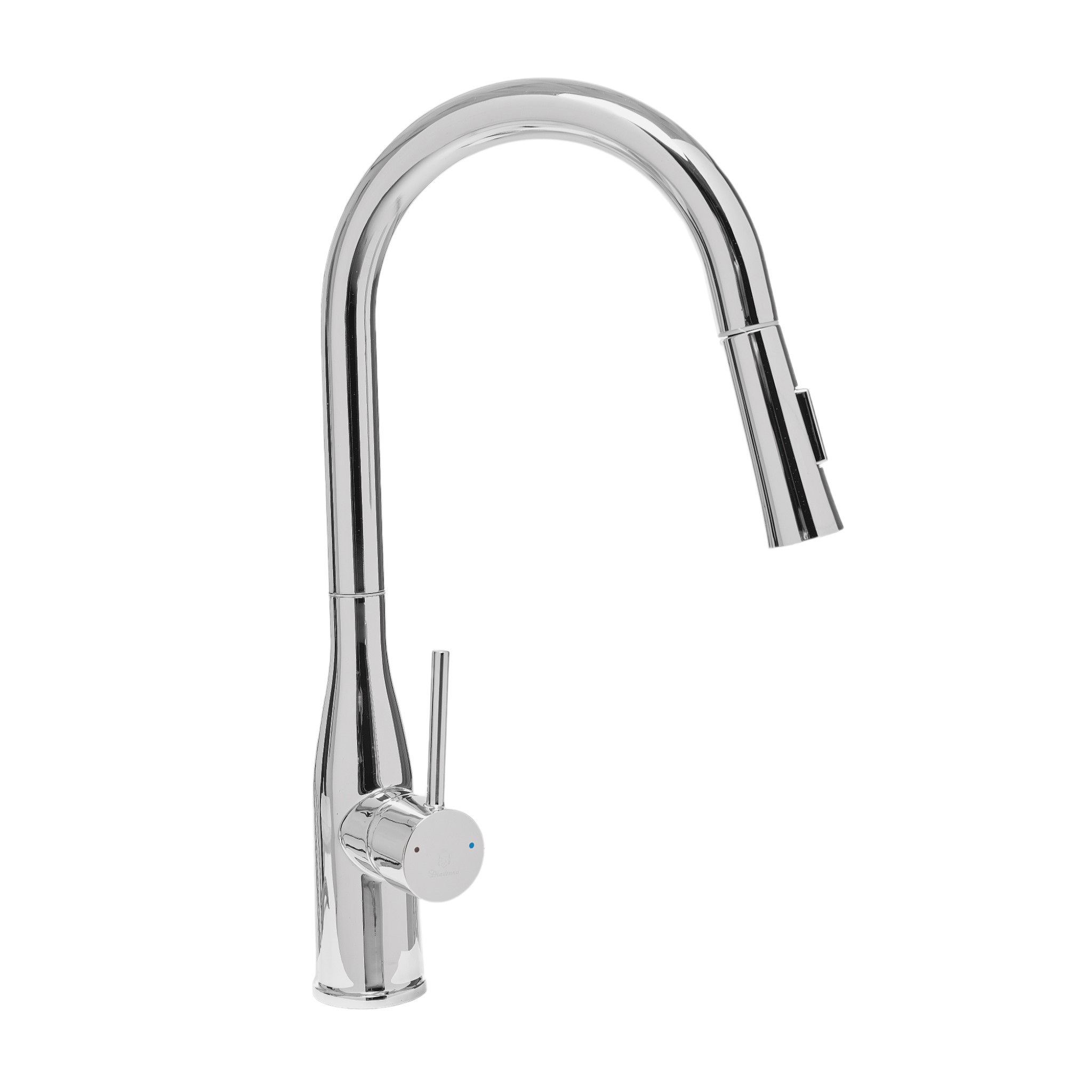 Изображение товара Смеситель для кухни Diadonna D60-0002 двухрежимный аэратор поворотный излив 24 см цвет хром