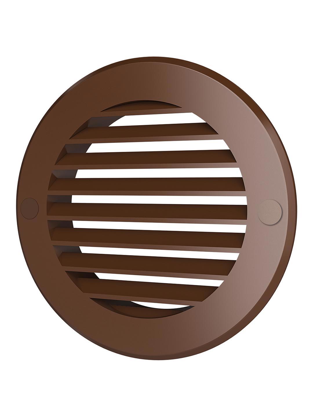 Изображение товара Решётка вентиляционная наружная круглая ERA Street Line с фланцем D125 ASA пластик цвет терракотовый